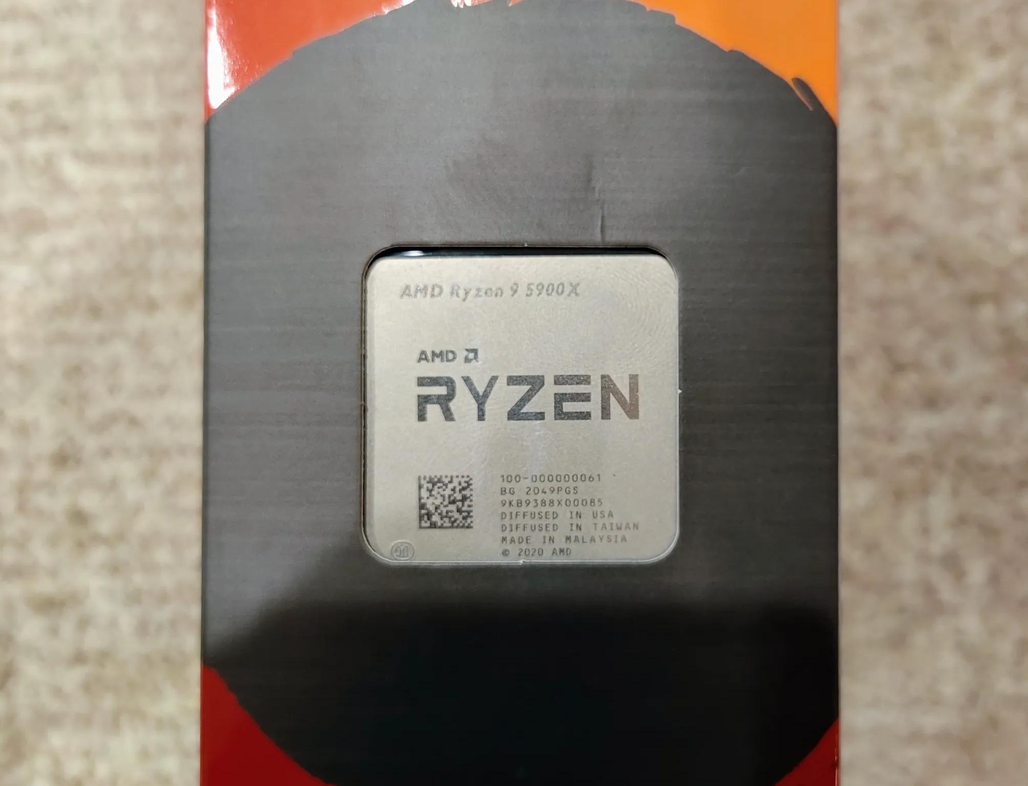 AMD Ryzen 5900X Zen 3) 12 Core 3.7GHz Socket AM4 CPU