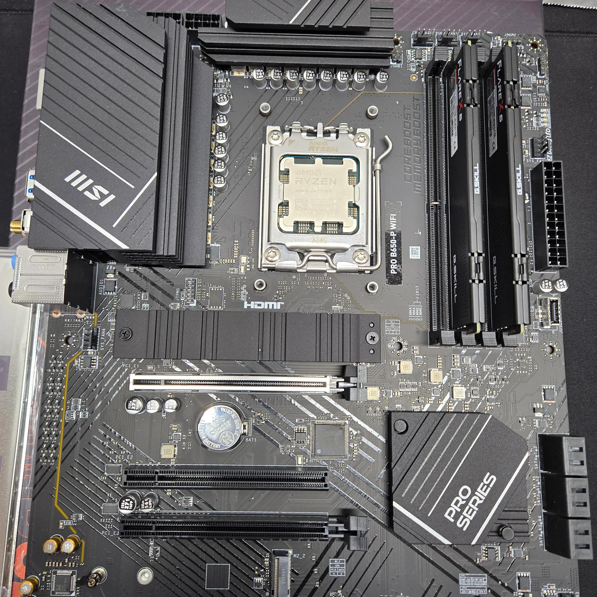 Ryzen 7 7700x CPU/Motherboard/RAM Combo
