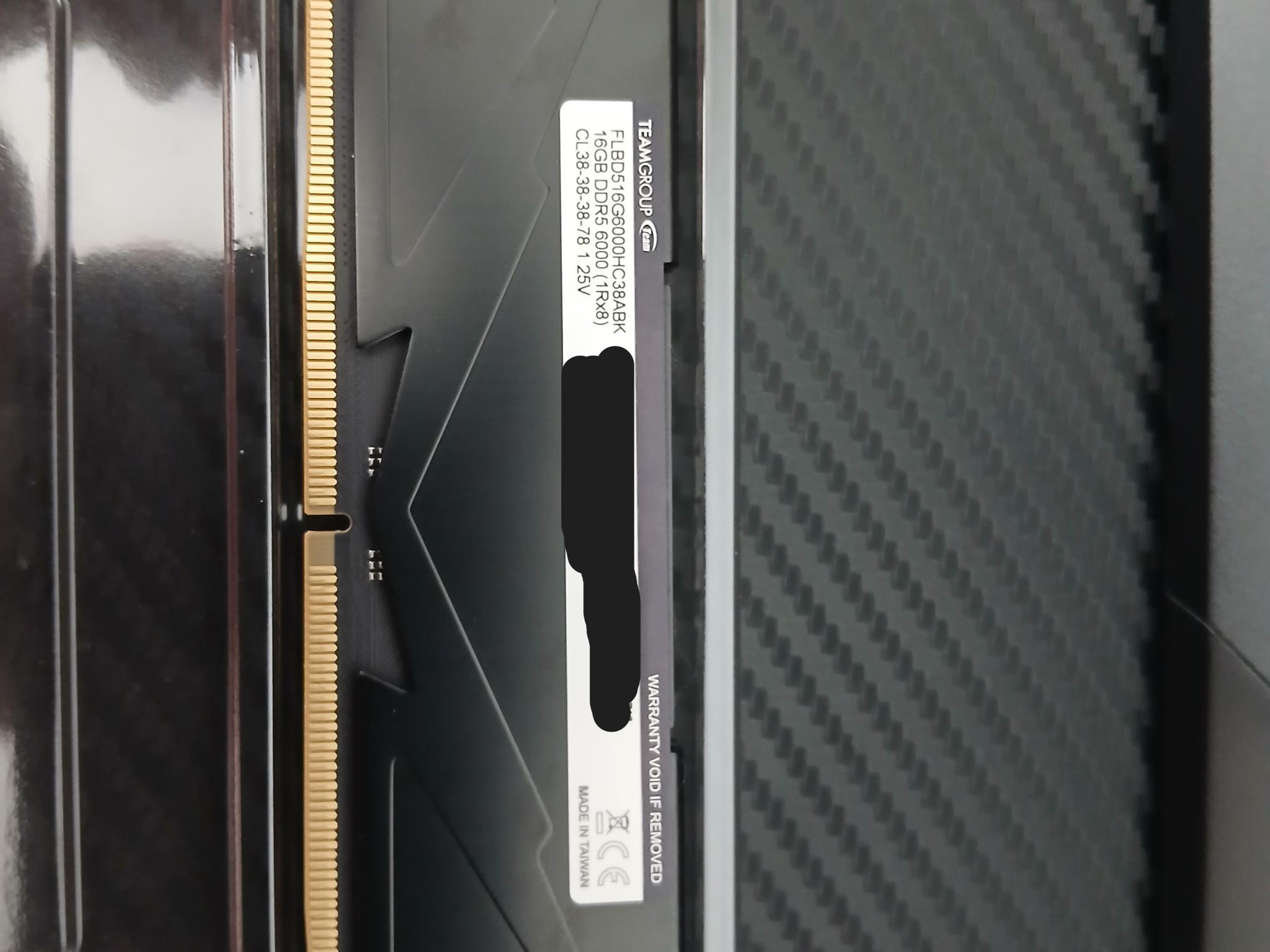 TEAMGROUP T-Force Vulcan 16GB DDR5 6000 (1x16) CL38-38-38-78 1.25V