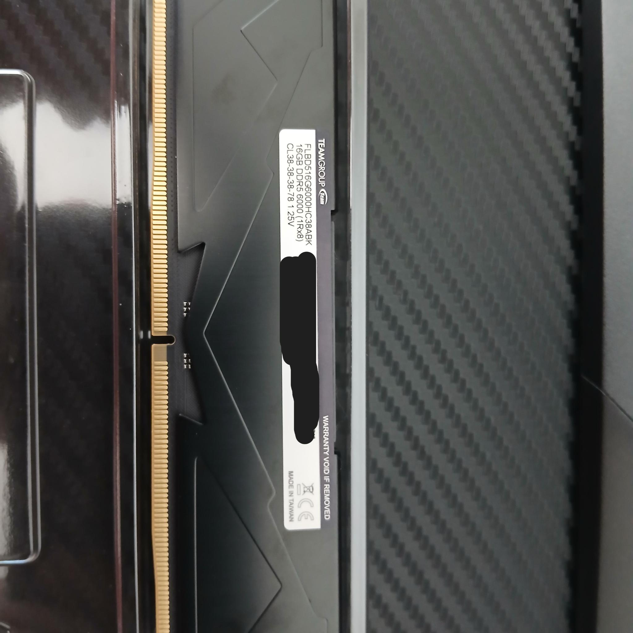 TEAMGROUP T-Force Vulcan 16GB DDR5 6000 (1x16) CL38-38-38-78 1.25V