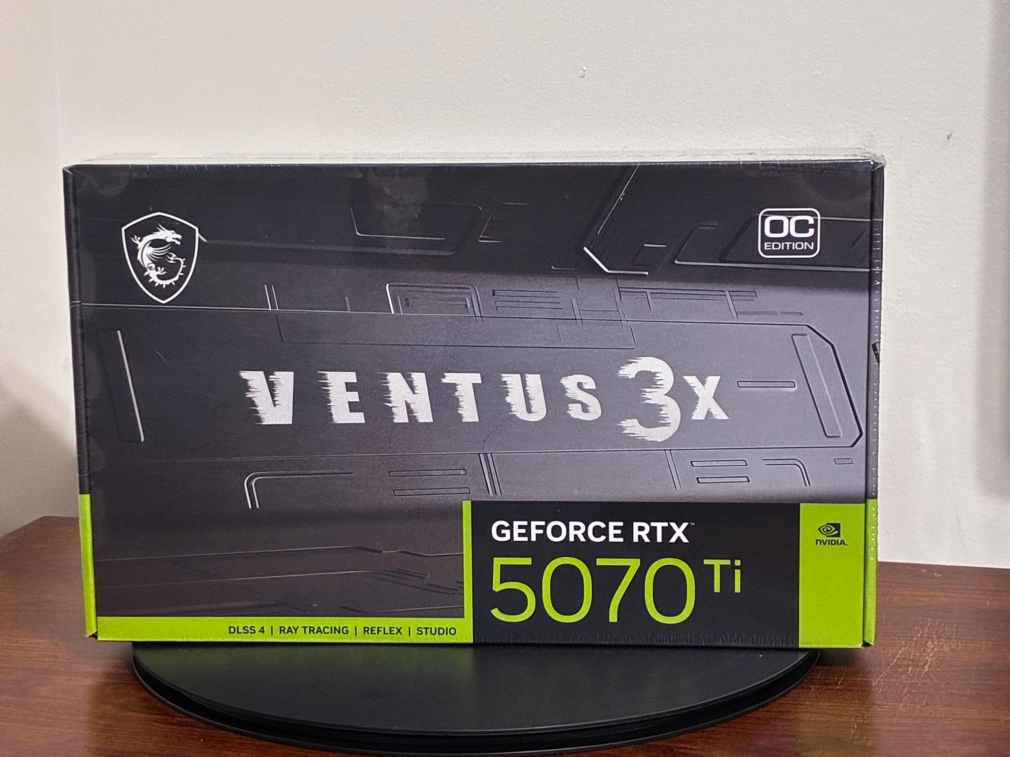 MSI GeForce RTX 5070 Ti 16G VENTUS 3X OC