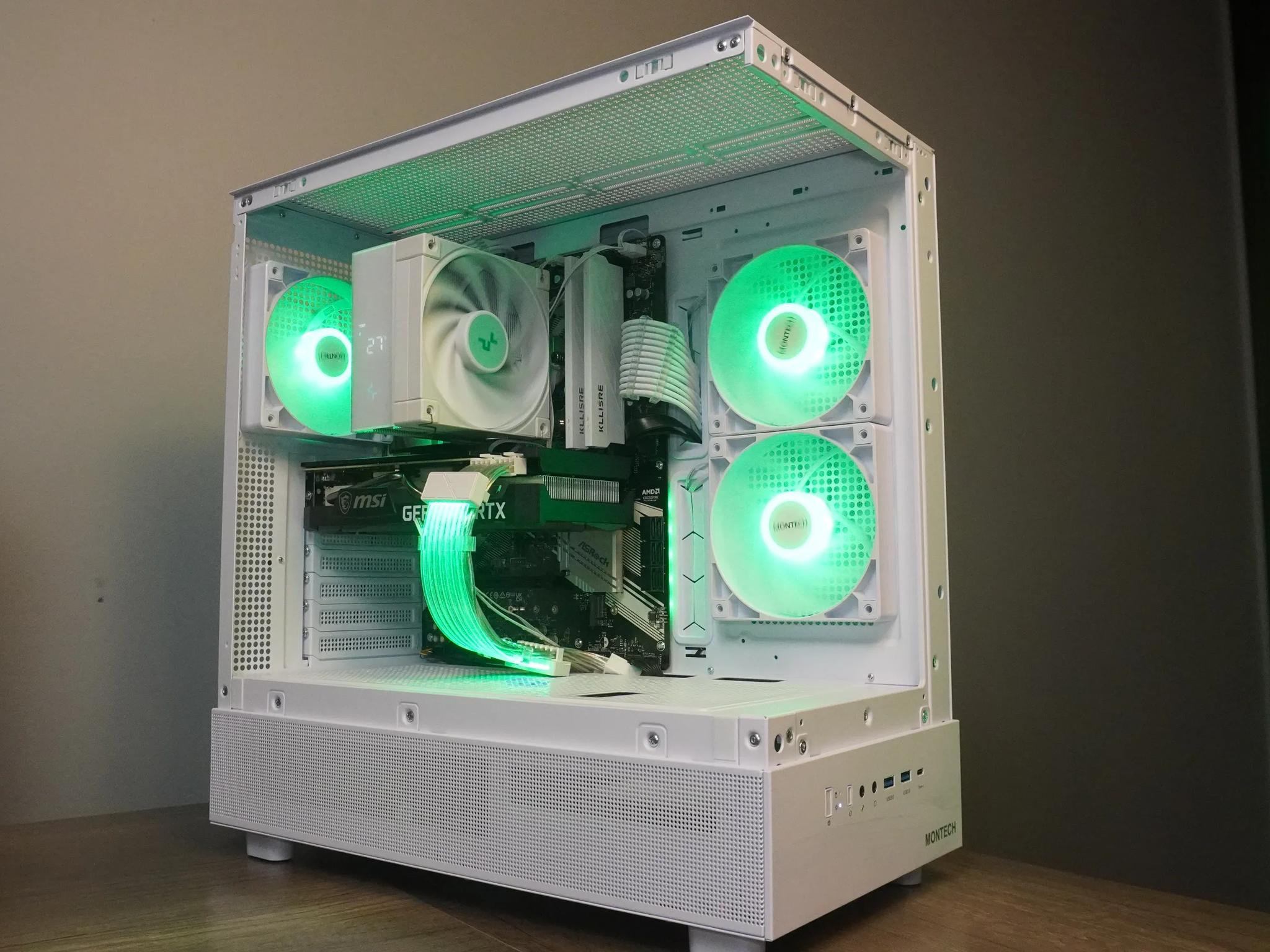 🤍AESTHETIC🤍 1440p GAMING MACHINE 💚RTX 3070 🧡 Ryzen 5 5600x | 32GB | 1TB | WIFI