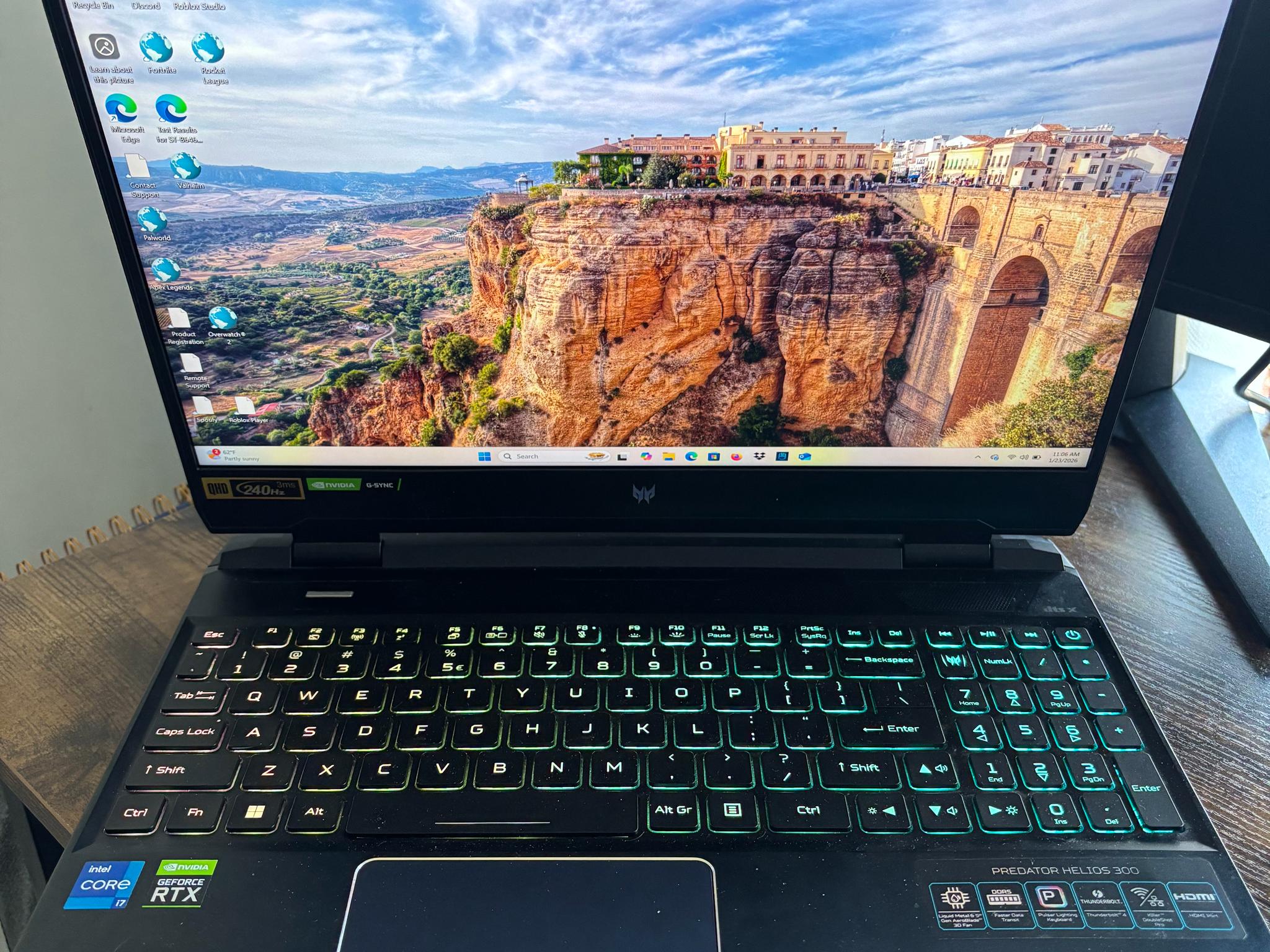 Acer Predator Helios 300 Gaming Laptop | i7-12700H | RTX 3070 Ti (Laptop) | 1440p 240Hz