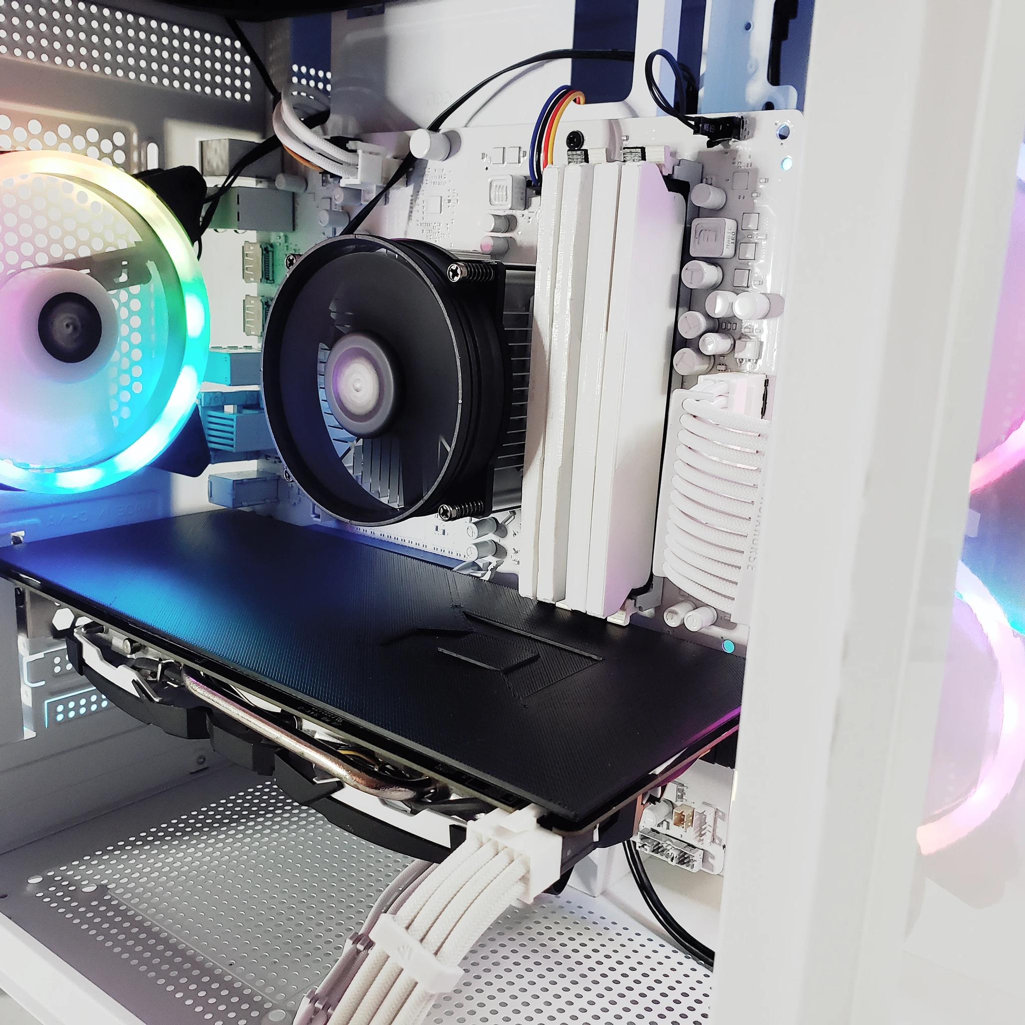 i7 Value Gaming PC | ⚙️RX580 | All White✨ |