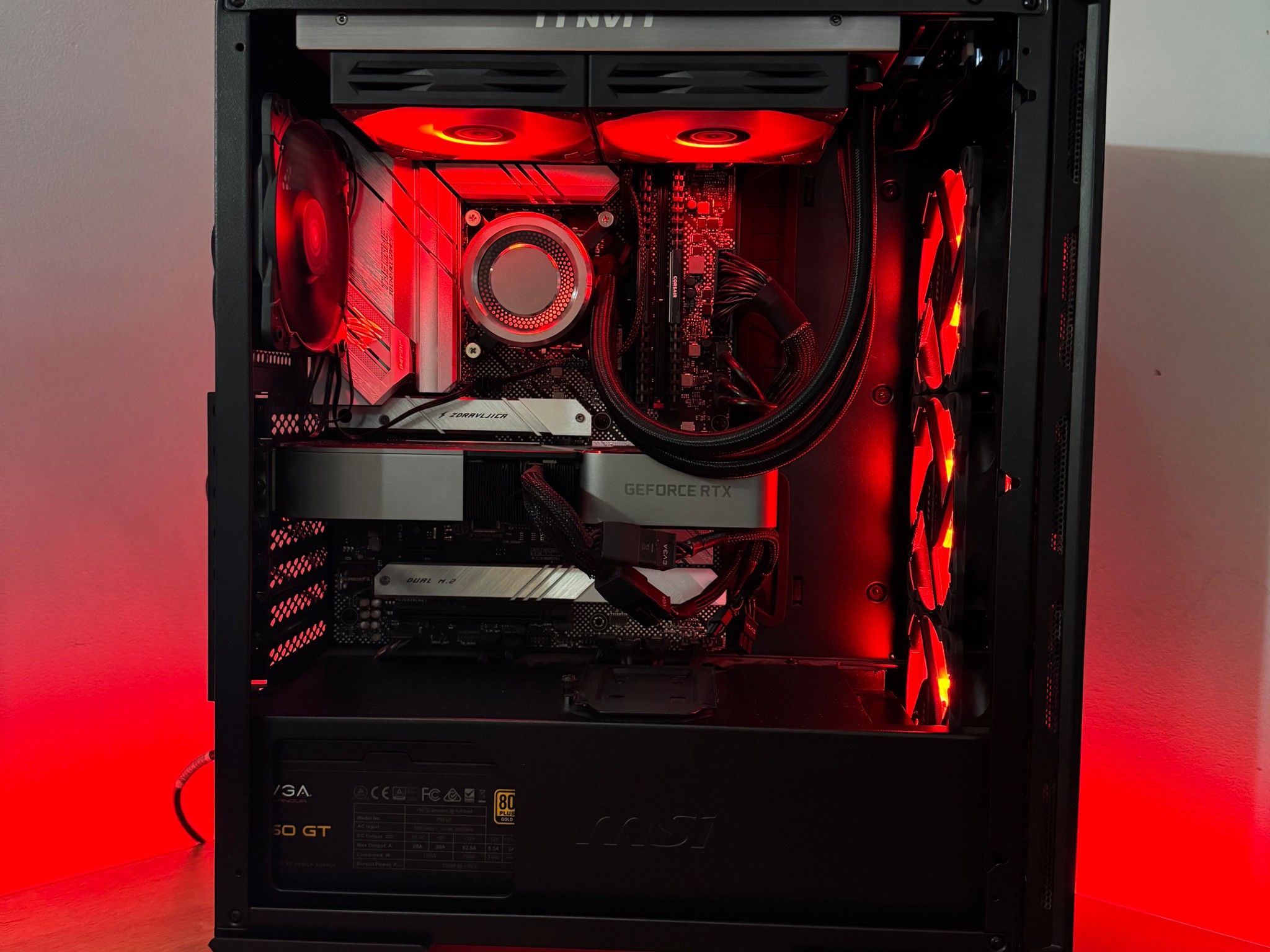 1440p/4K "Crimson Titan" | High Performance | Water Cooled | i7-12700K + RTX 3070 Ti | Wi...