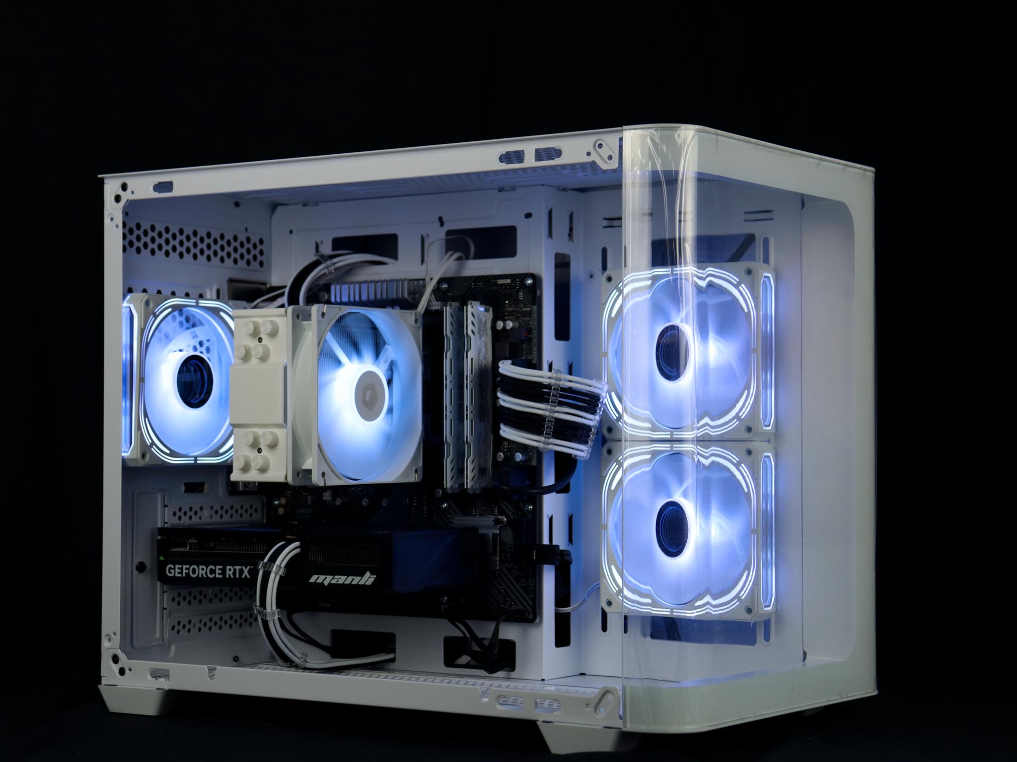 🧊❄️🧊 White Gaming PC – RTX 5060, Ryzen 5 5600, 16GB RAM, 1TB SSD - WiFi 🧊❄️🧊