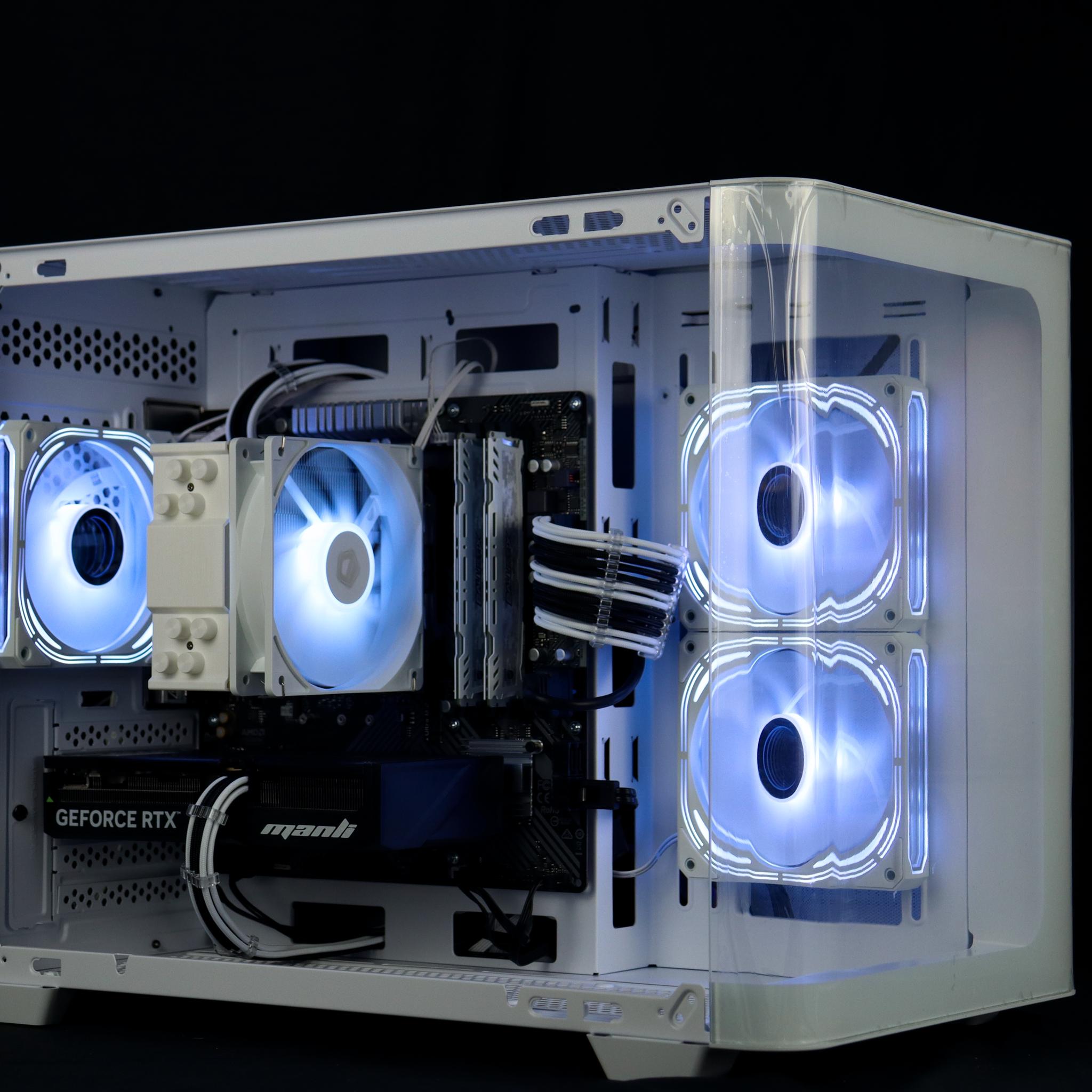 🧊❄️🧊 White Gaming PC – RTX 5060, Ryzen 5 5600, 16GB RAM, 1TB SSD - WiFi 🧊❄️🧊