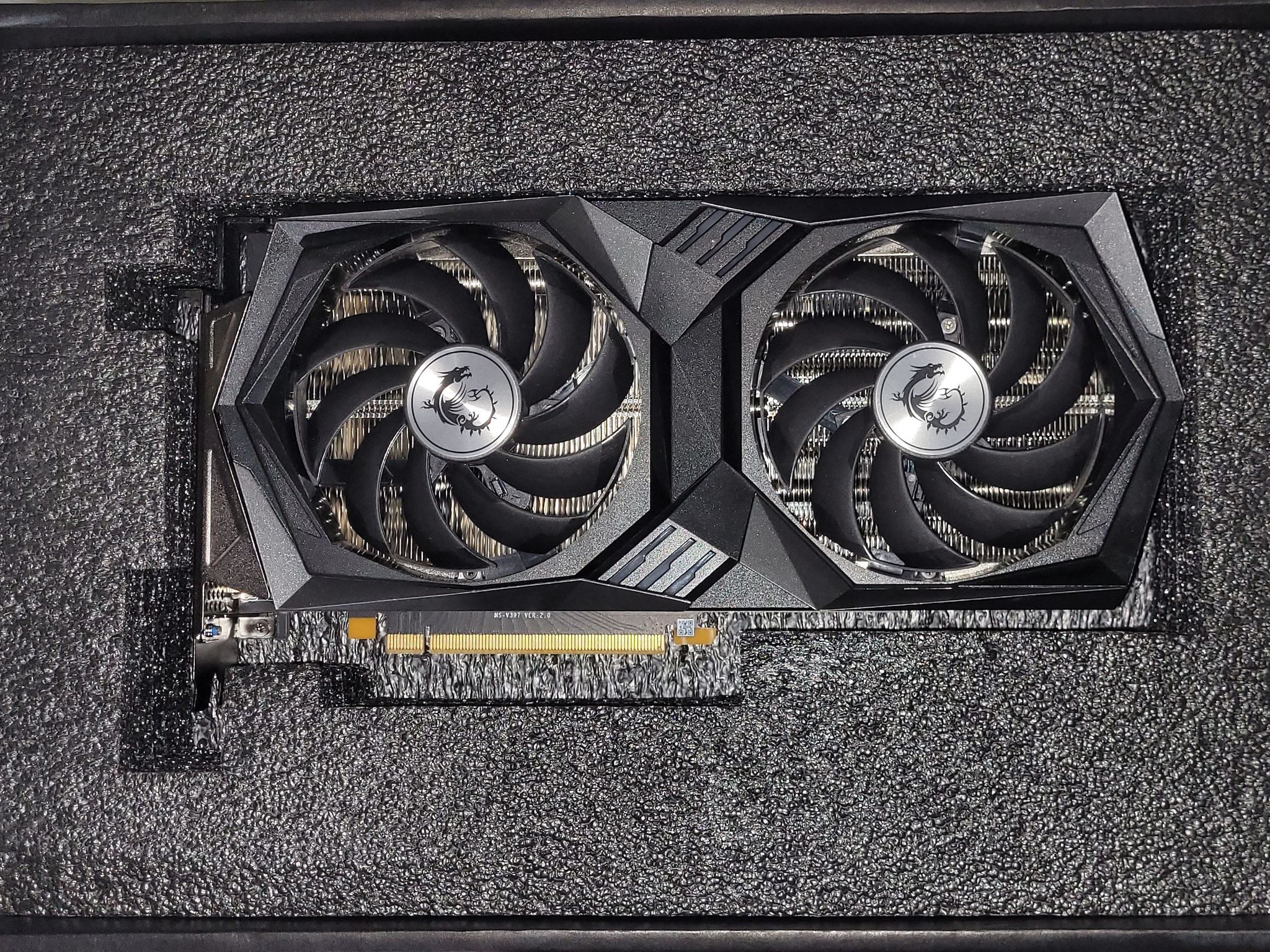 3060ti  ( NVIDIA MSI 3060 Ti Gaming X LHR Dual-Fan 8GB )