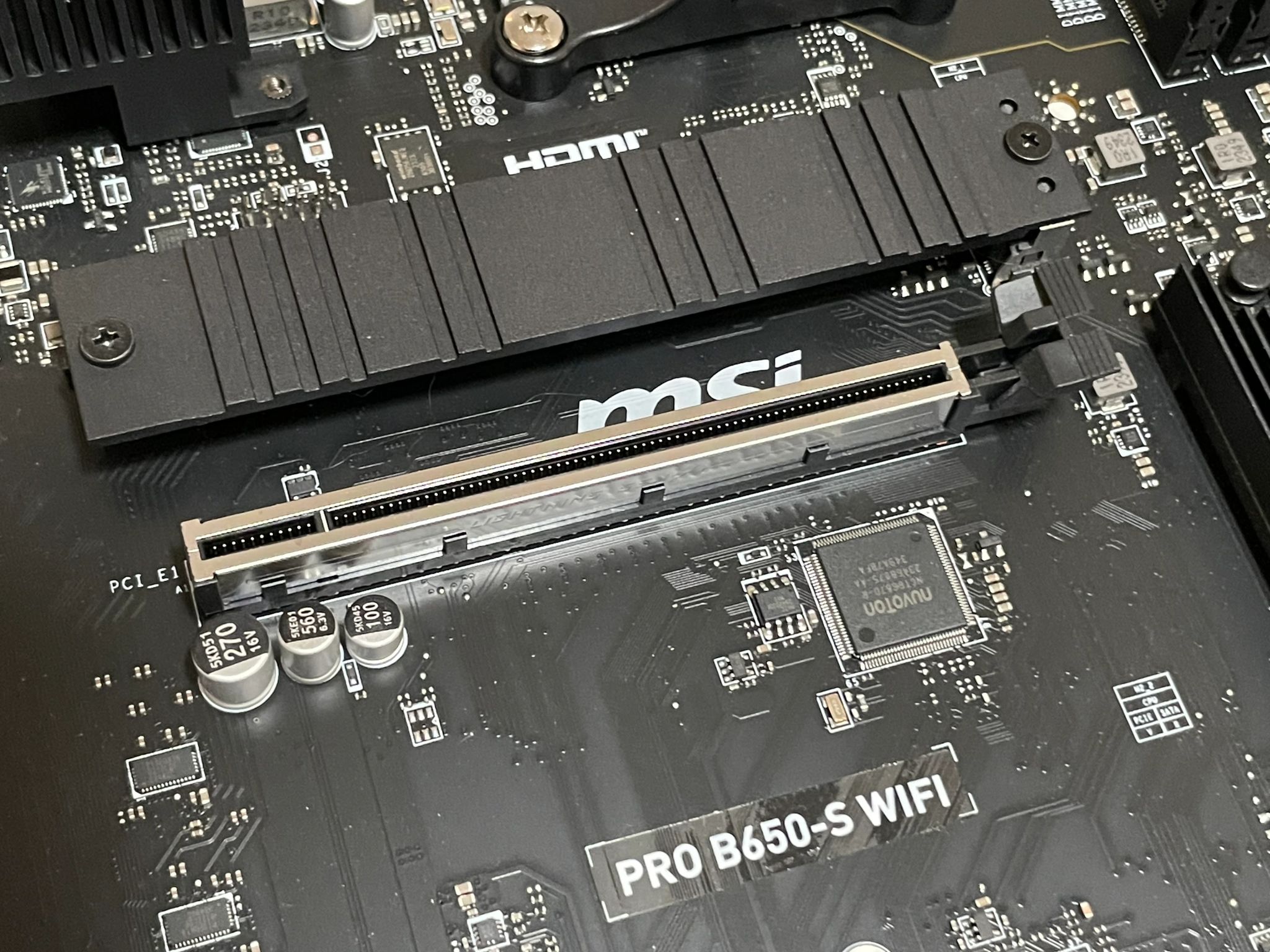 MSI PRO B650-S WiFi AM5 Motherboard