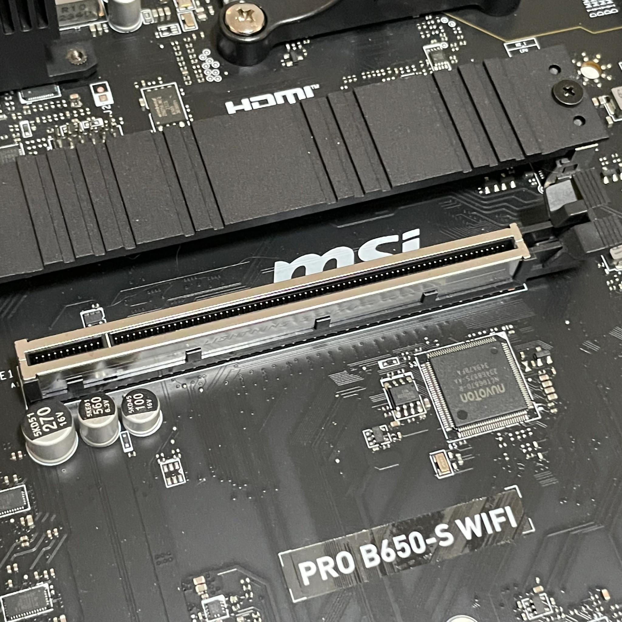 MSI PRO B650-S WiFi AM5 Motherboard