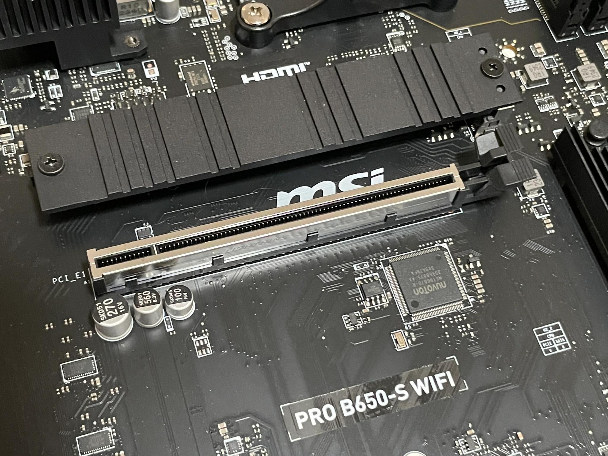 MSI PRO B650-S WiFi AM5 Motherboard