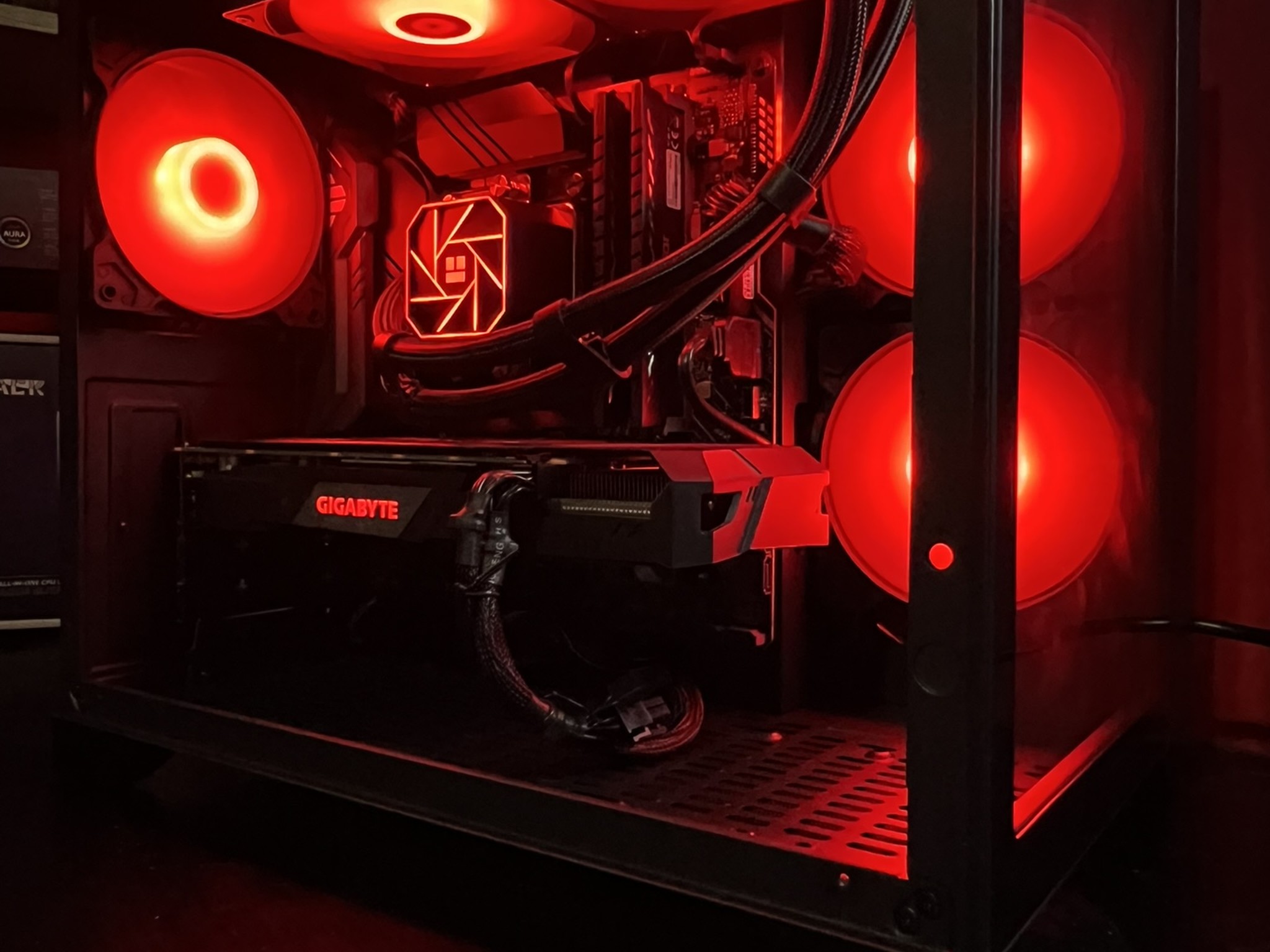 🔥⚔️⬛️ Dark Knight||Liquid Cooled Gaming PC⚔️ GTX 1660 Super 6GB⚔️Intel 10100f⚔️16GB DDR4