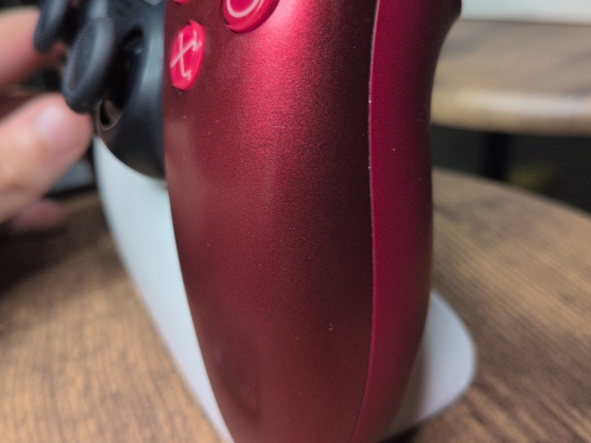 PlayStation 5 DualSense Wireless Controller- Volcanic Red Ksilver TMR JOYSTICKS