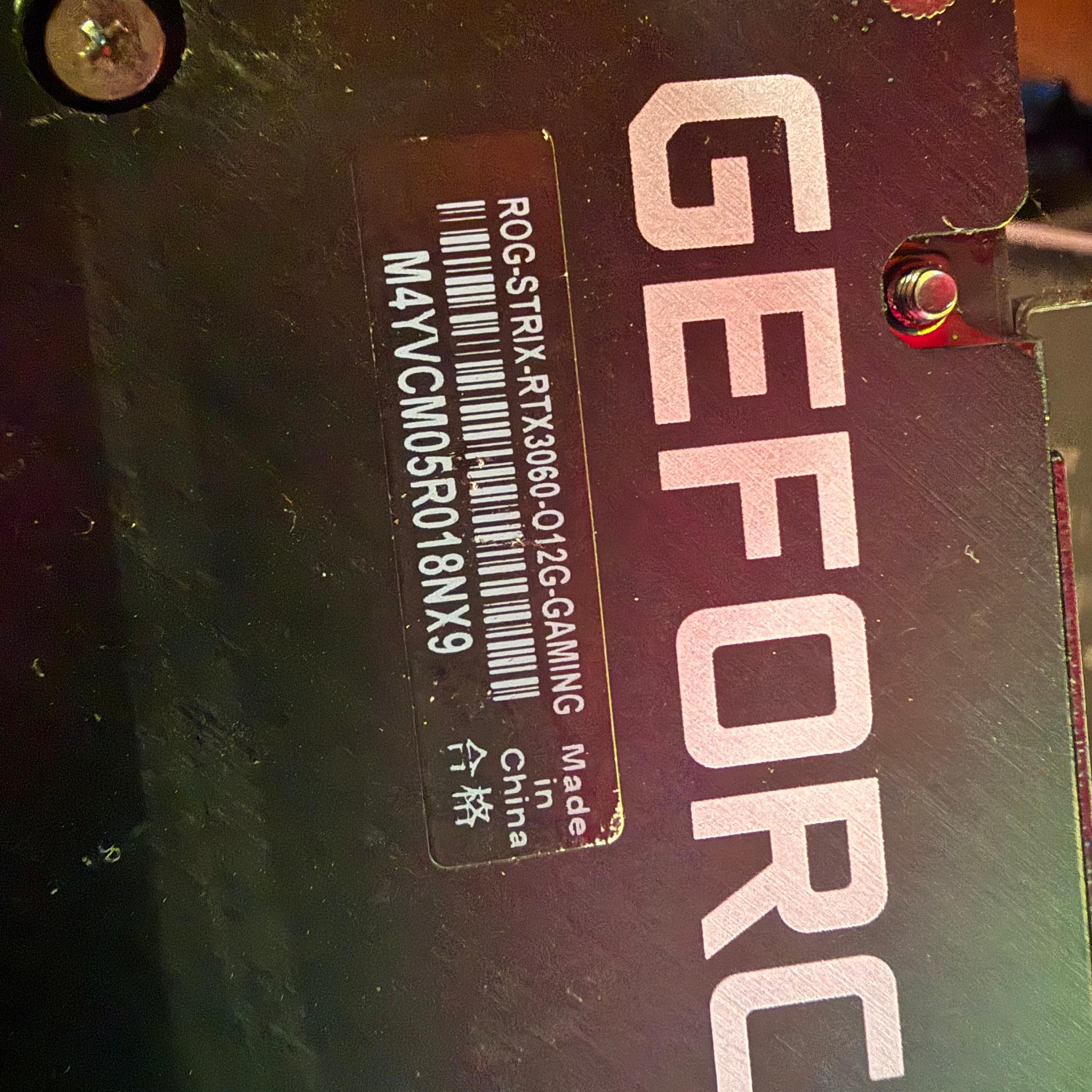 ASUS ROG STRIX GAMING OC V2 GeForce RTX 3060 12GB