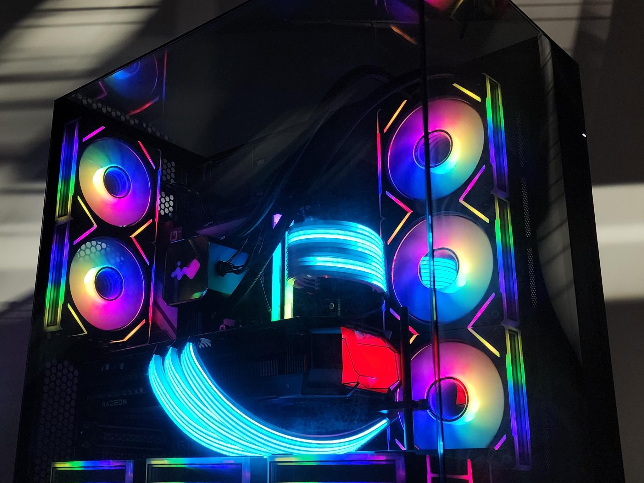 Gaming PC Ryzen 7 9700X 32GB RAM 2TB SSD RX 9070 XT 16GB Windows 11 Computer