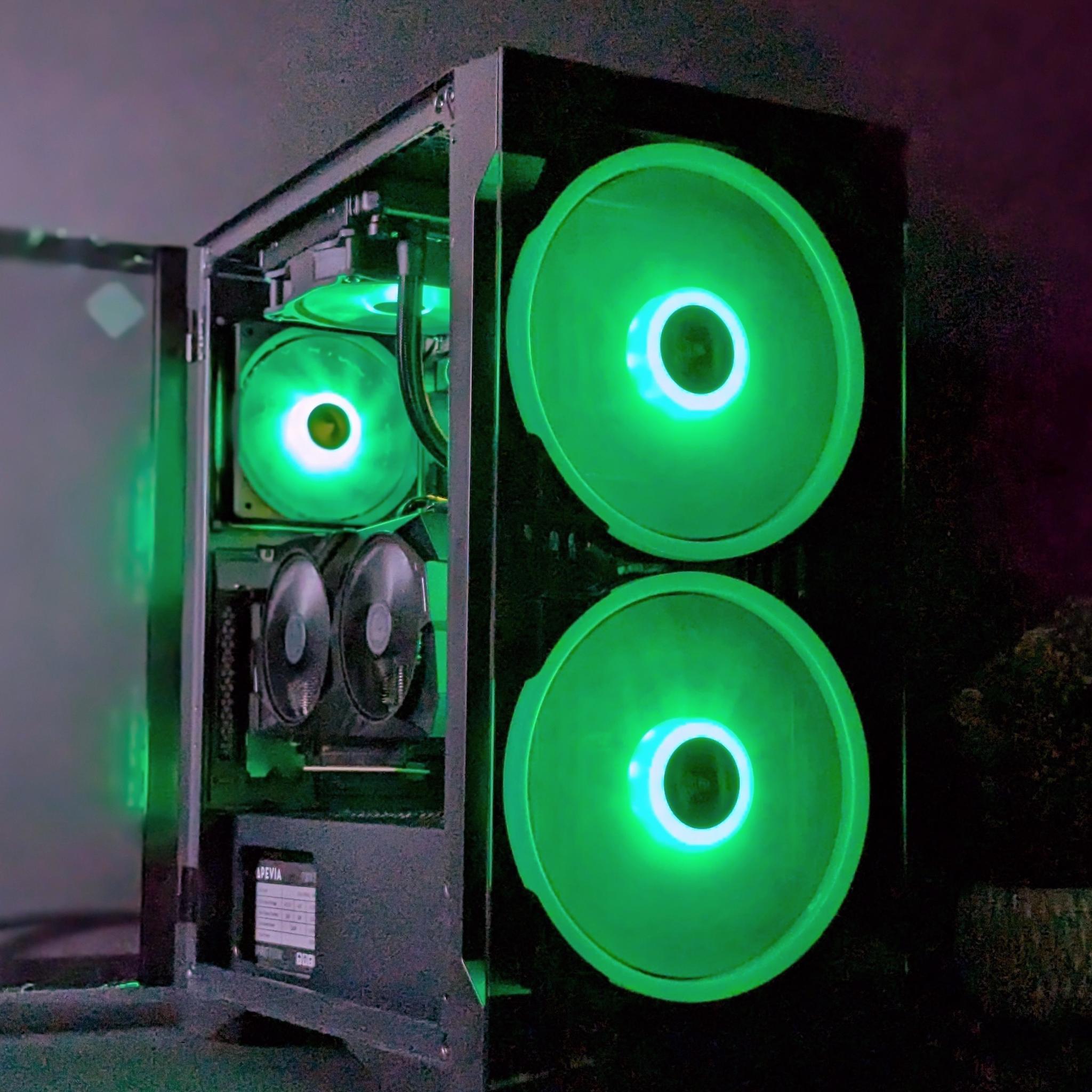 ⚫️🀄️Liquid-Cooled Beast▪️ RTX 4060▪️ I5-12400F@4.3GHz ▪️ 32GB RAM ▪️ 1TB NVMe SSD ▪️ Windows 11 Pro