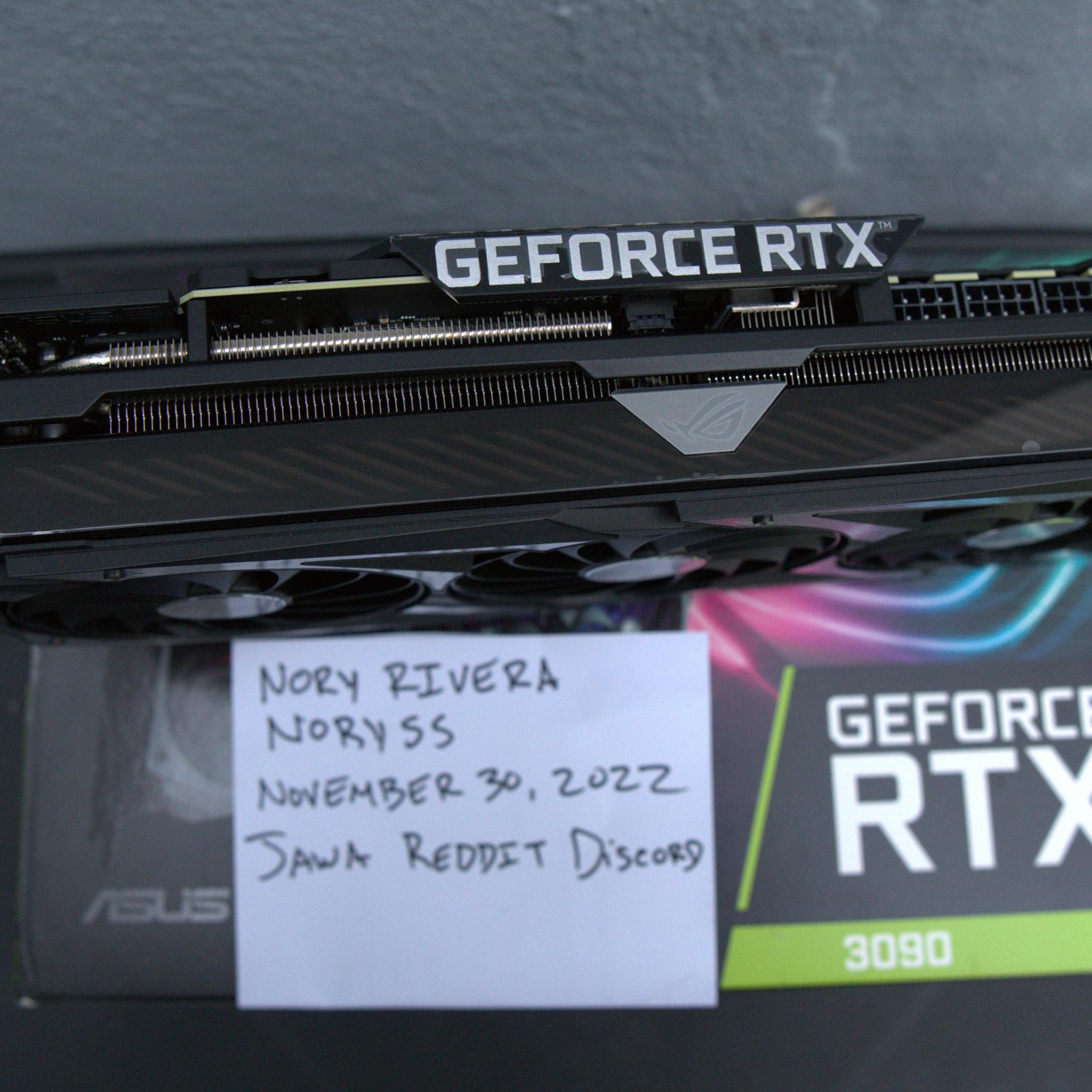Asus Strix RTX 3090 OC NEw Open Box