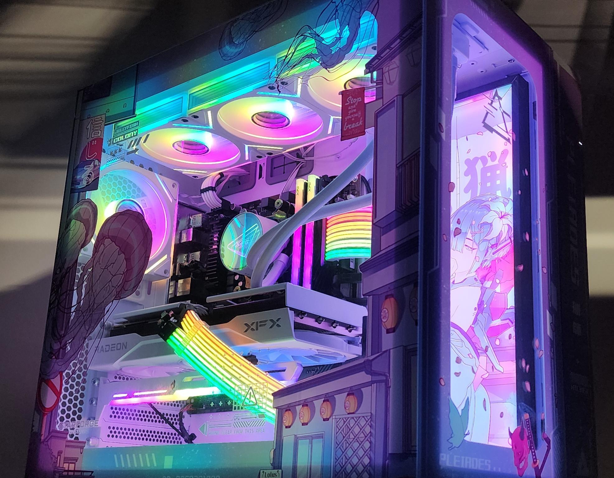 Gaming PC Ryzen 7 9700X 32GB RAM 1TB SSD RX 9060 XT 16GB Windows 11 Computer