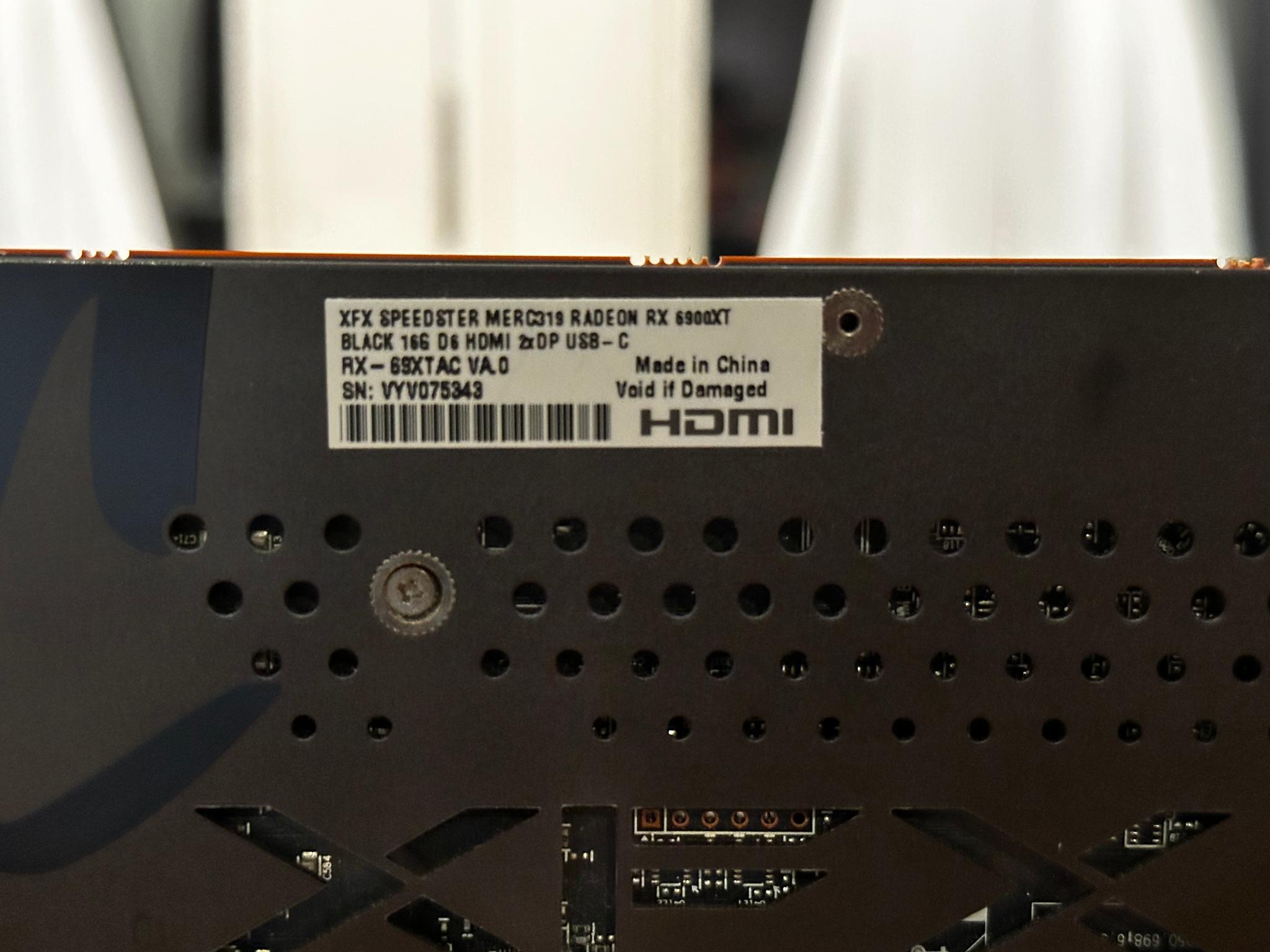 XFX 6900xt Merc 319, Complete w/ Box