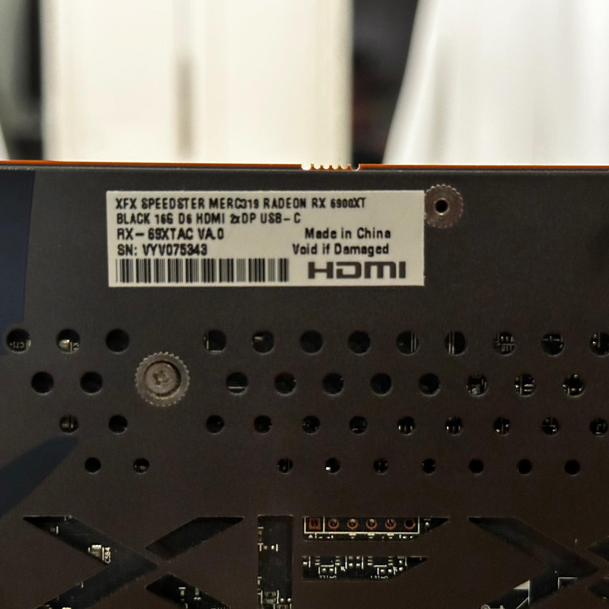XFX 6900xt Merc 319, Complete w/ Box