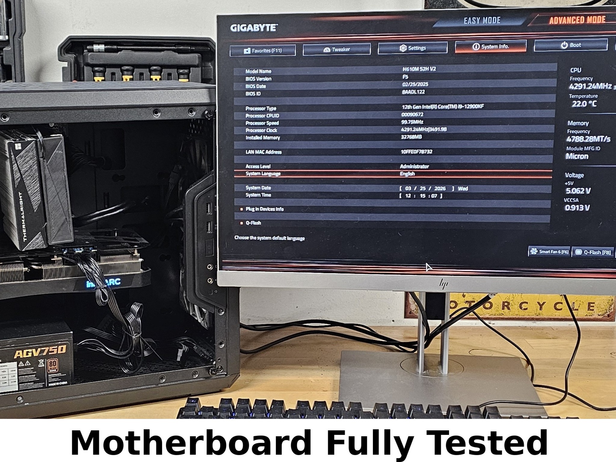 Gigabyte H610M S2H V2 LGA1700 DDR5 mATX Motherboard
