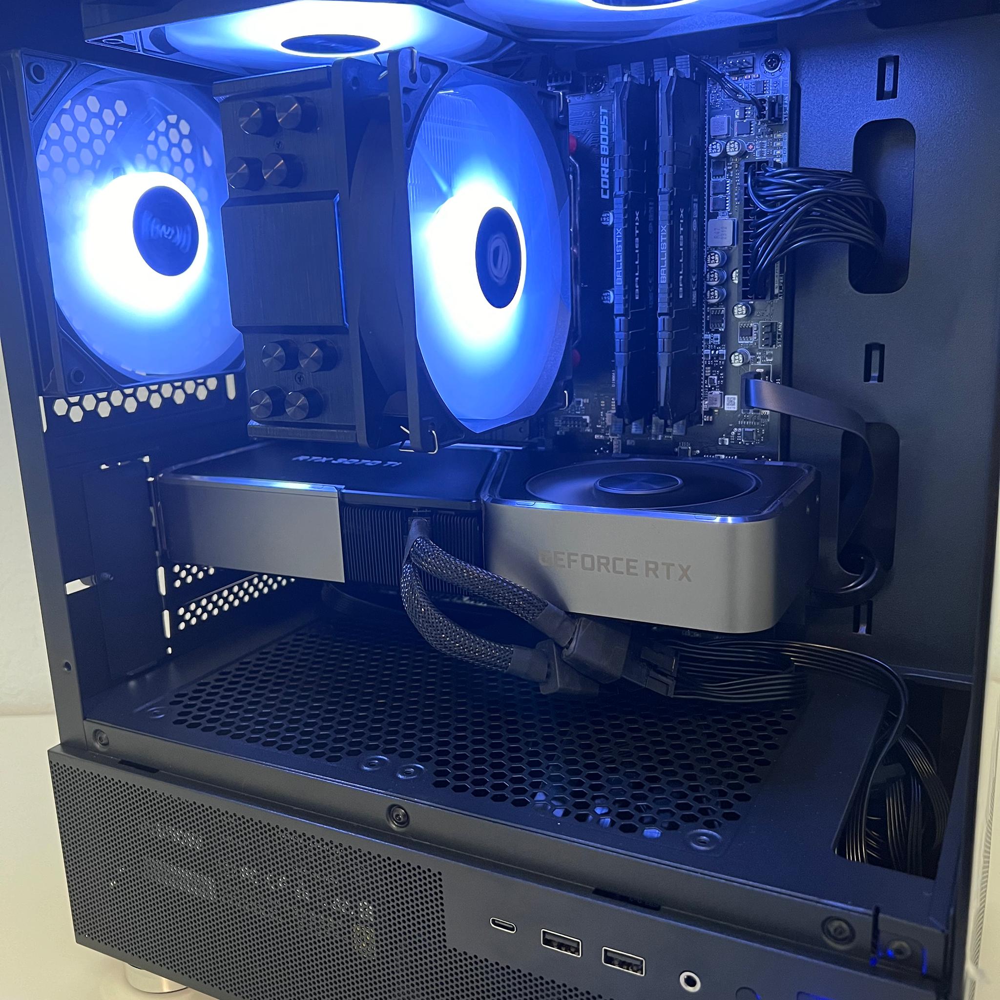 Gaming PC RTX 3070 Ti Ryzen 5 5600x USB c Free Shipping