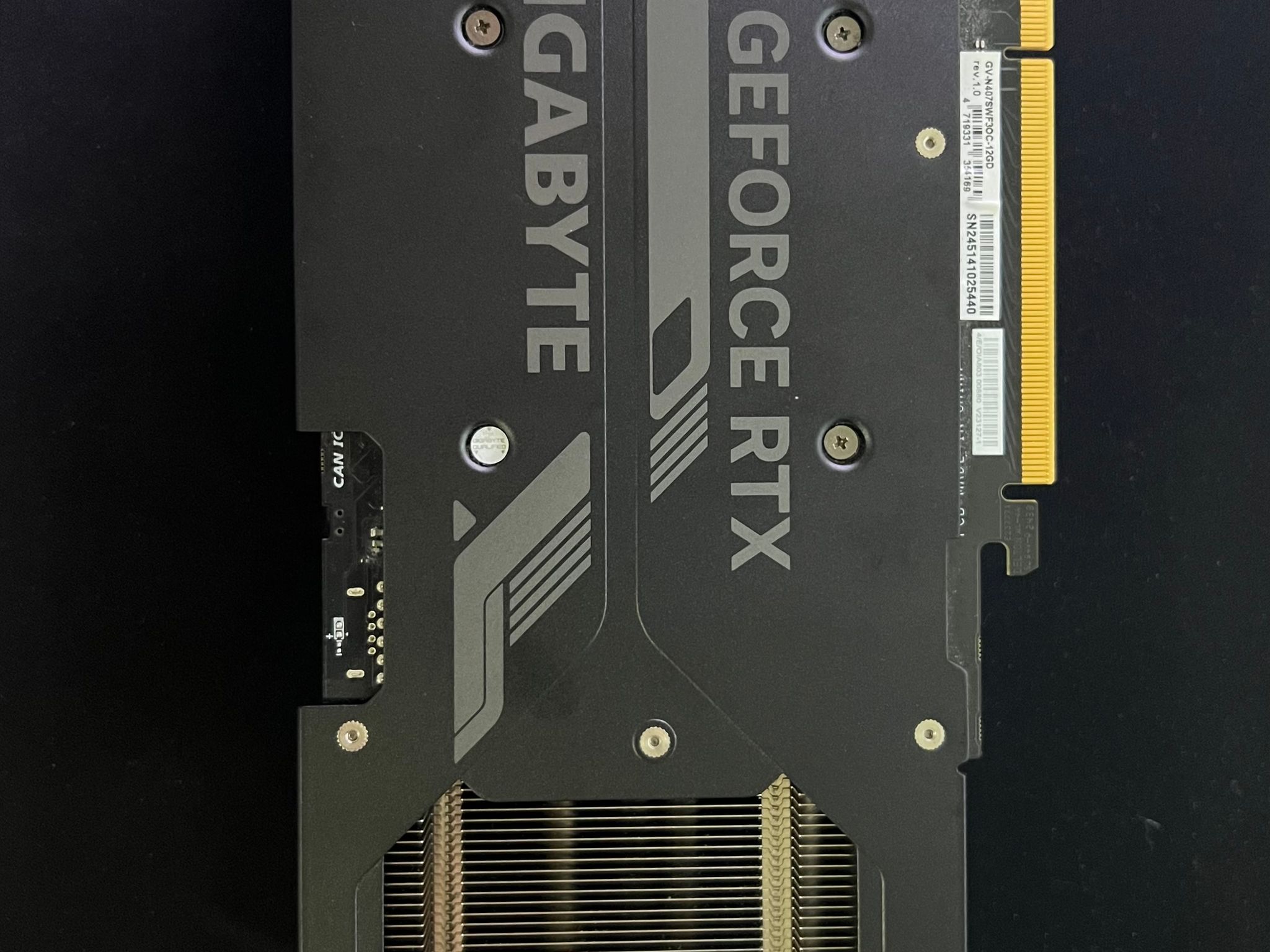 GIGABYTE GeForce RTX 4070 Super 12GB VRAM Graphics Card