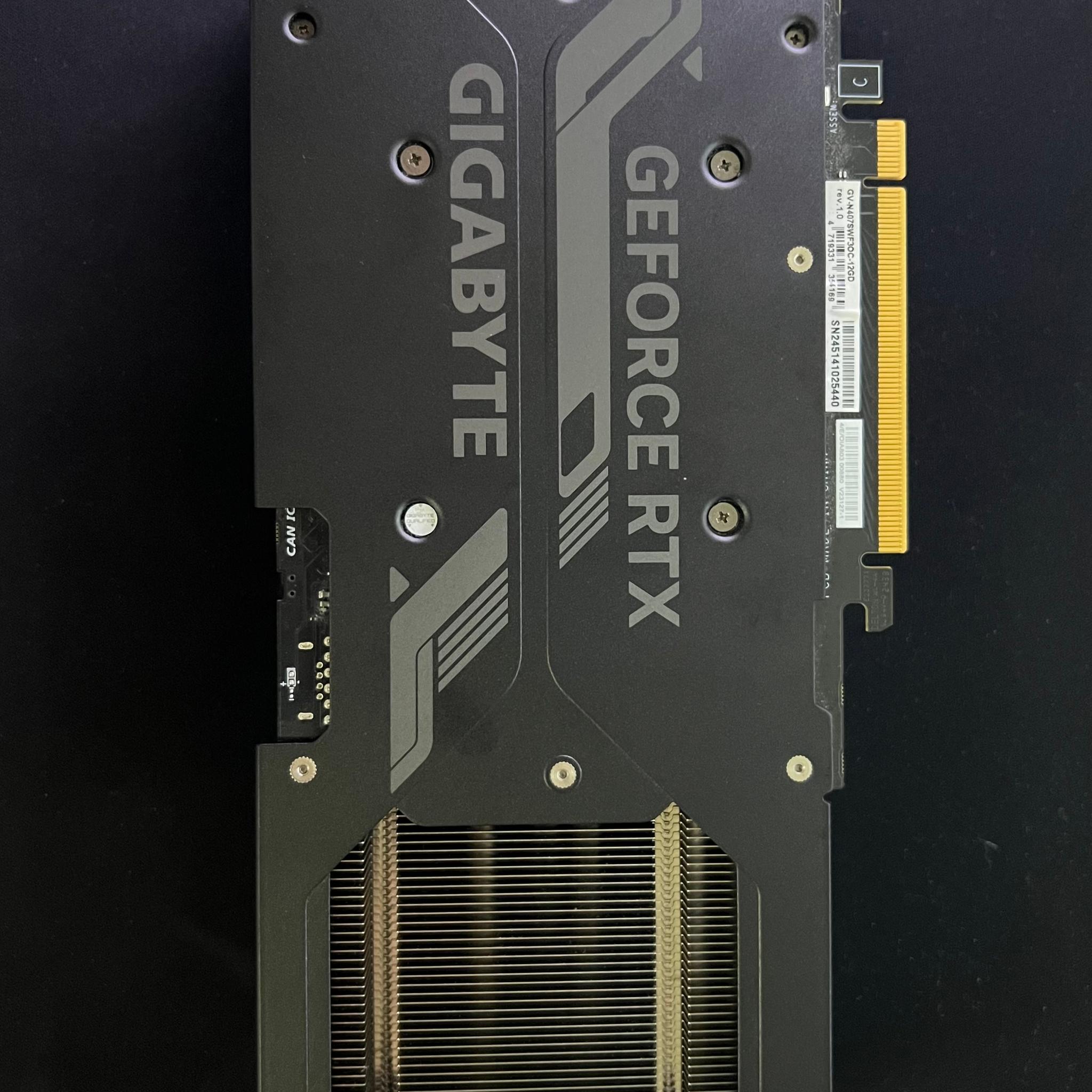 GIGABYTE GeForce RTX 4070 Super 12GB VRAM Graphics Card