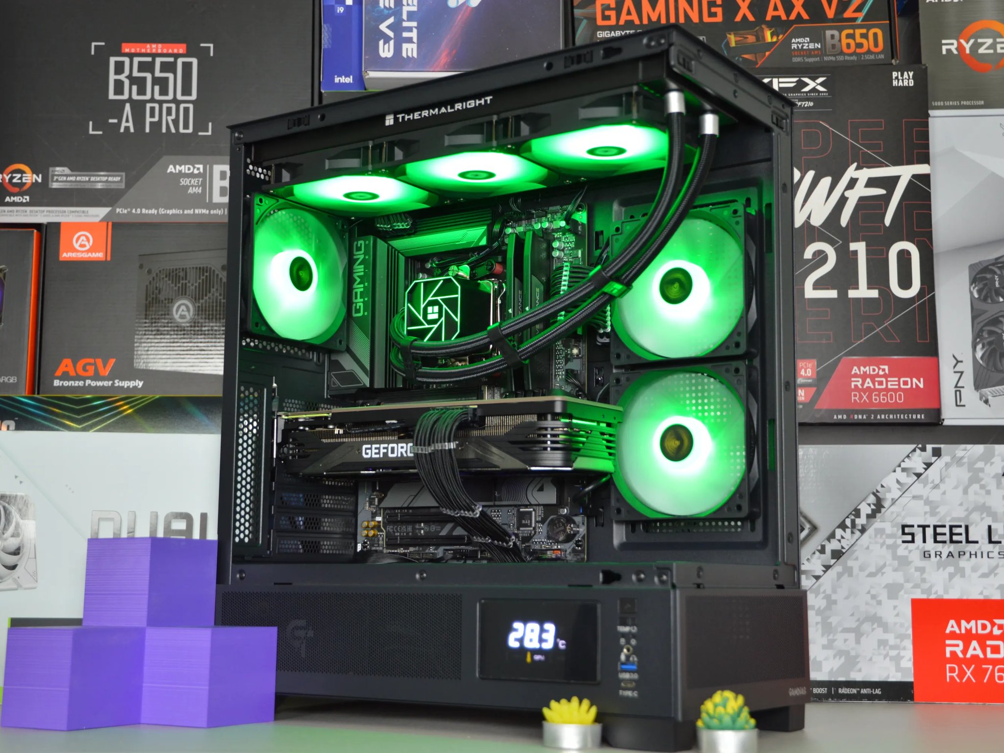 🟢EXTREME🟢| RTX 3090 24GB | RYZEN 9 7900X3D | 32 GB DDR5 RAM | 2TB GEN 4 NVME SSD | Team Green PC |