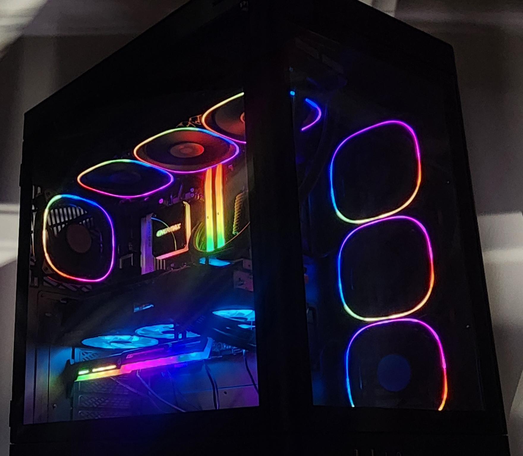 Gaming PC Ryzen 9 9900X 48GB RAM 2TB SSD RX 7900 XTX 24GB Windows 11 Computer