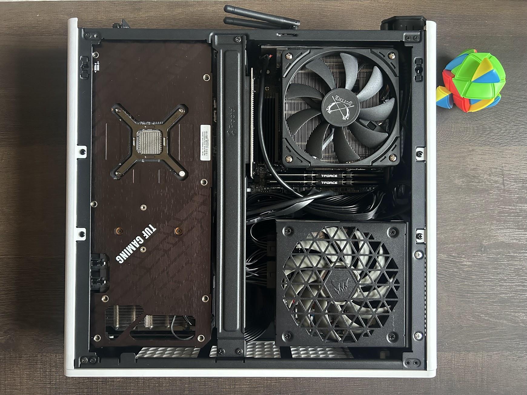 Mini itx Core i5 12500, Asus TUF RX6800 16GB, 2TB, 32GB RAM, PSU 850w, Fractal Ridge Case HTPC