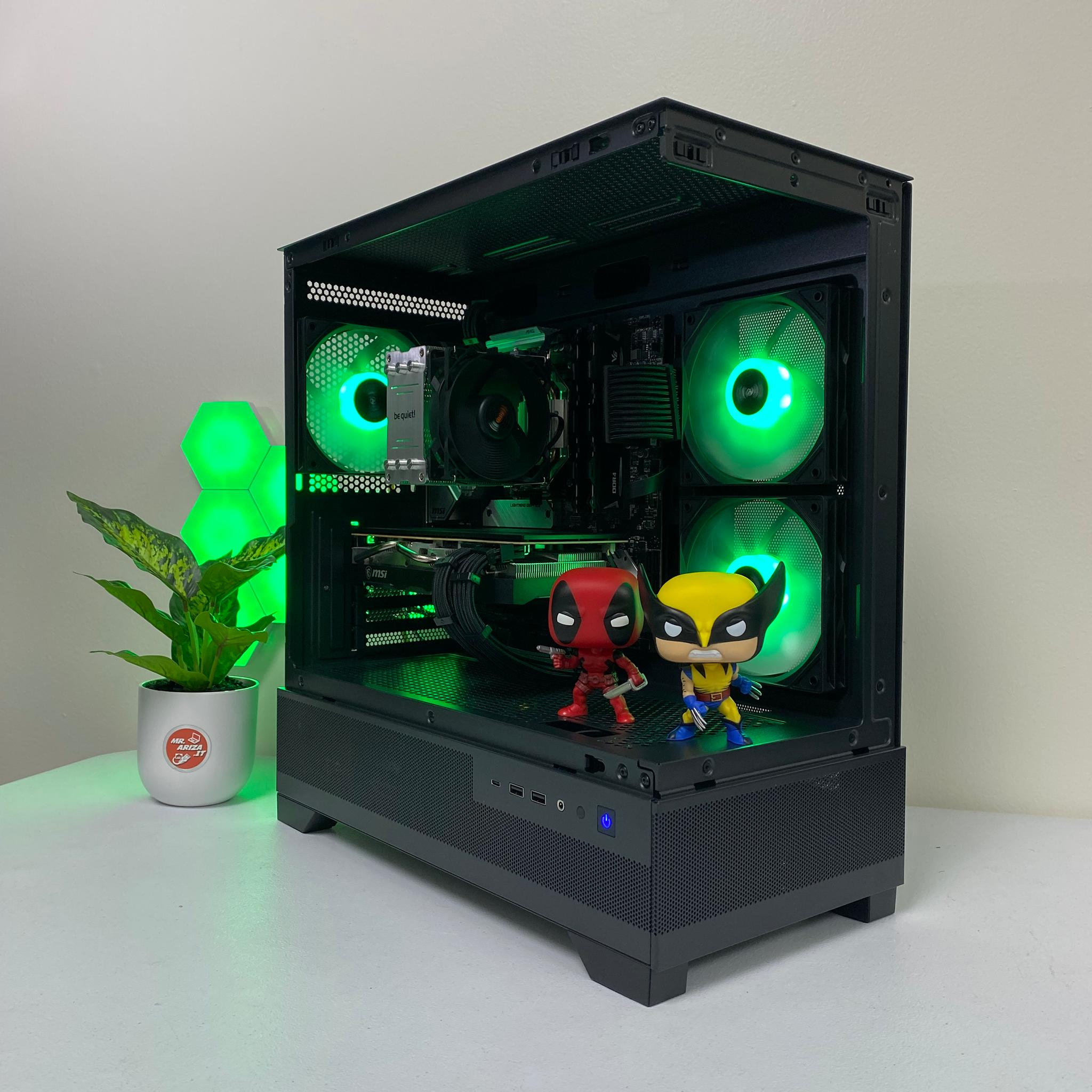 Ryzen 7 5700G + RX 5700 🌟 "Shadow Phantom Gaming PC" 🌟