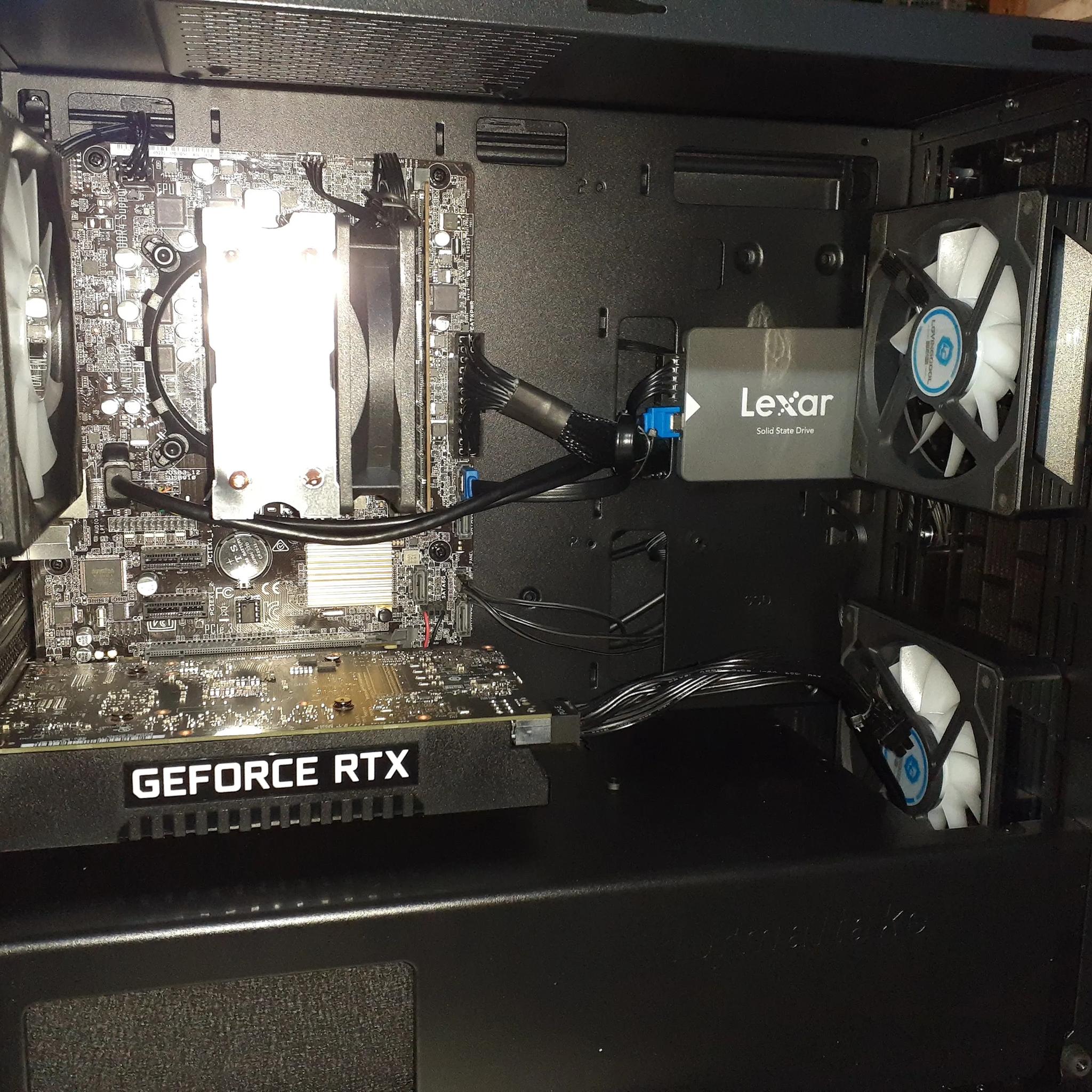 Custom Gaming Computer, i5-6500 CPU, 16 gig DDR4, 512 SSD, RTX 2060, Windows 11