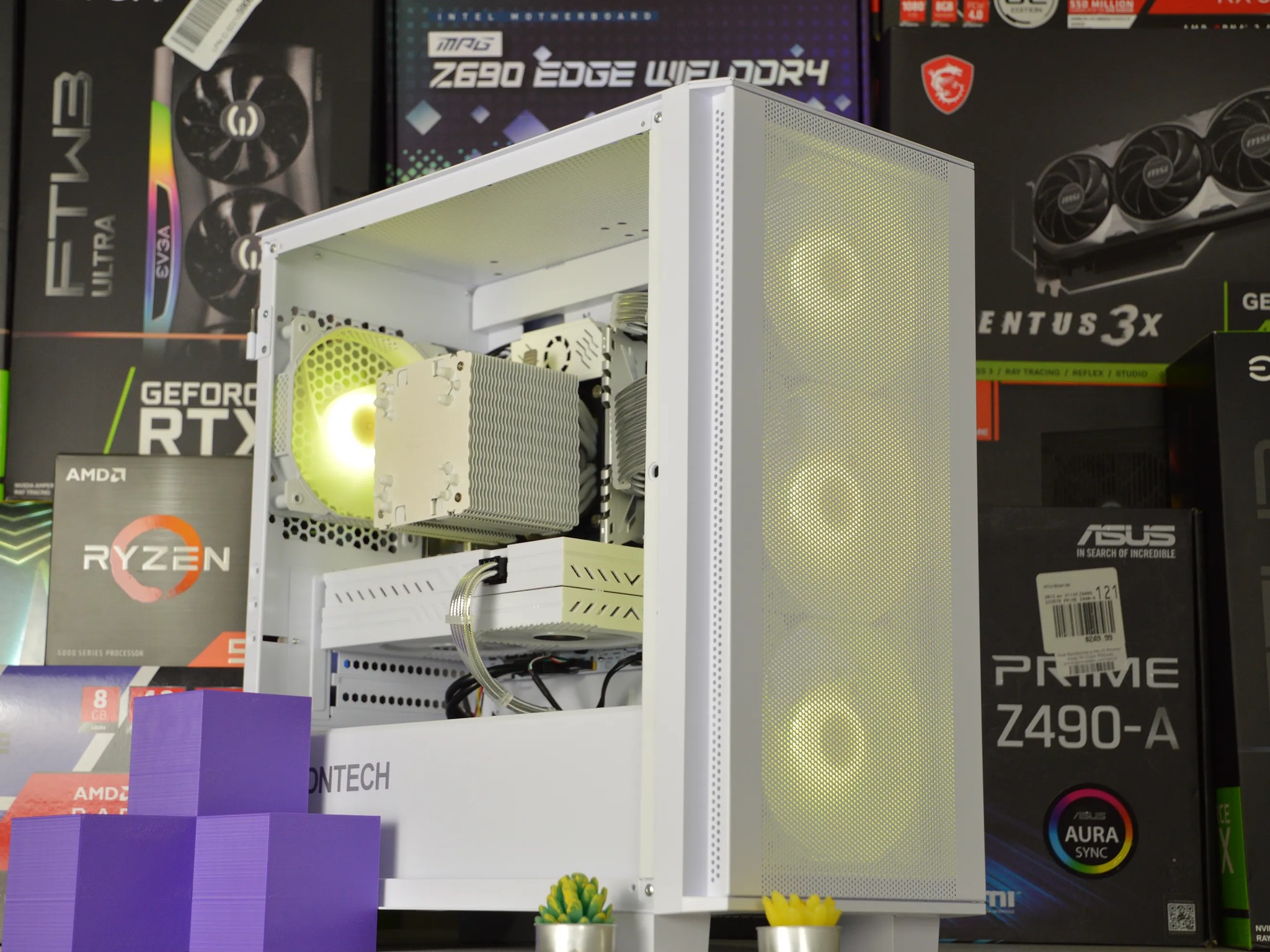 ⚪⚪| RX 580 8GB | INTEL XEON E5 2670 V3 | 16GB RAM | 512GB SSD + 1TB HDD | White-Out |