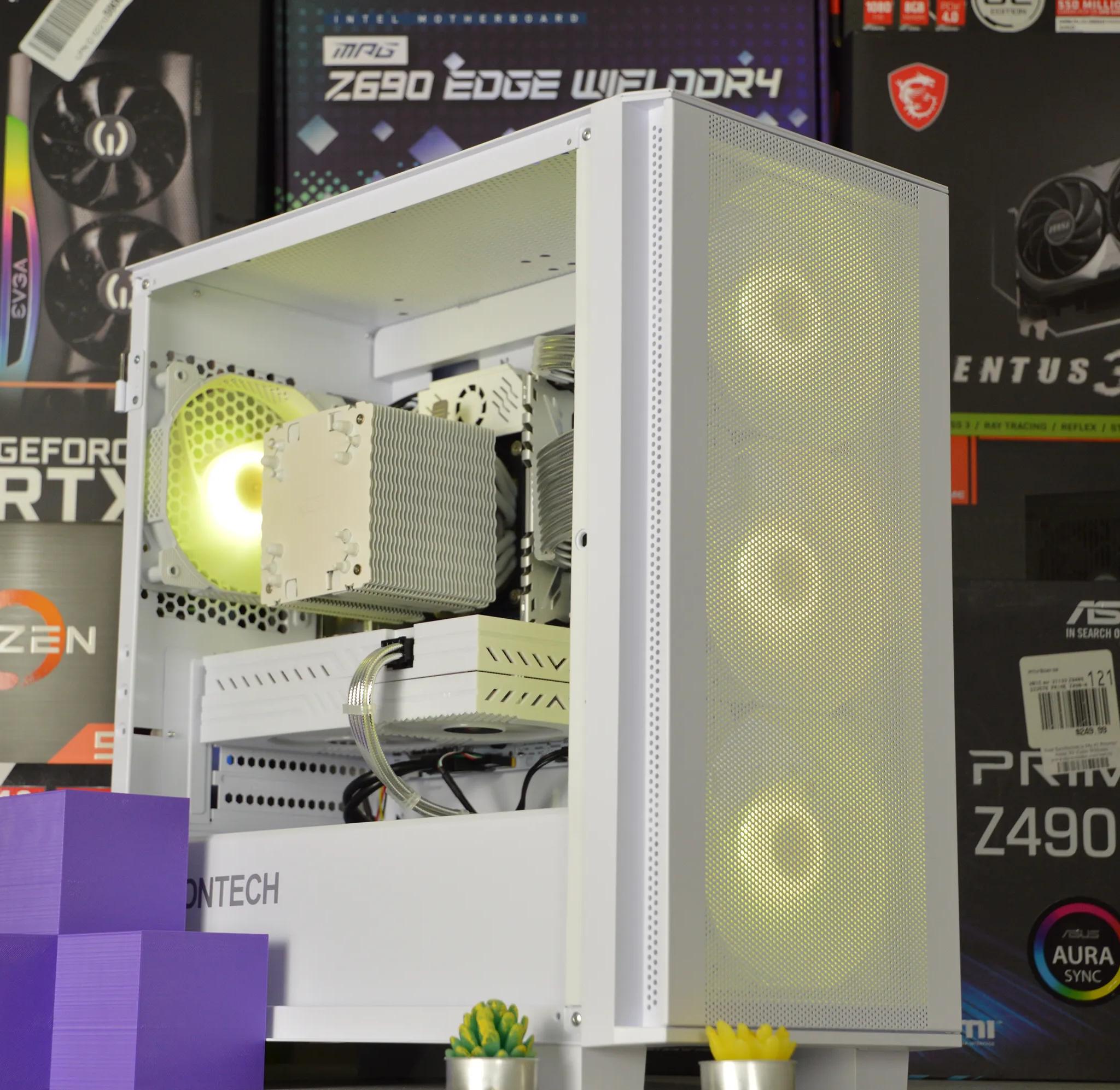 ⚪⚪| RX 580 8GB | INTEL XEON E5 2670 V3 | 16GB RAM | 512GB SSD + 1TB HDD | White-Out |