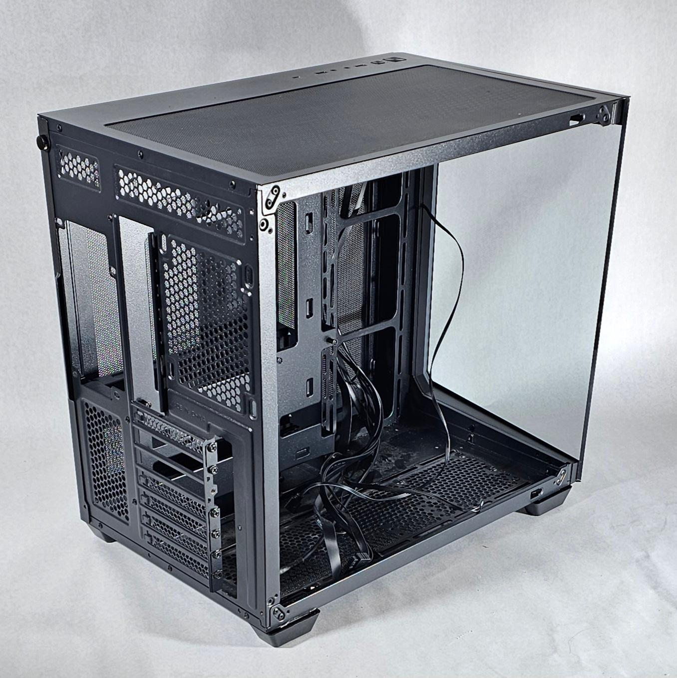 Black Corsair PC Case with Tempered Glass