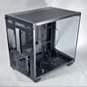 Black Corsair PC Case with Tempered Glass