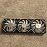 3 pack of black LTC Daisy Chain ARGB case fans