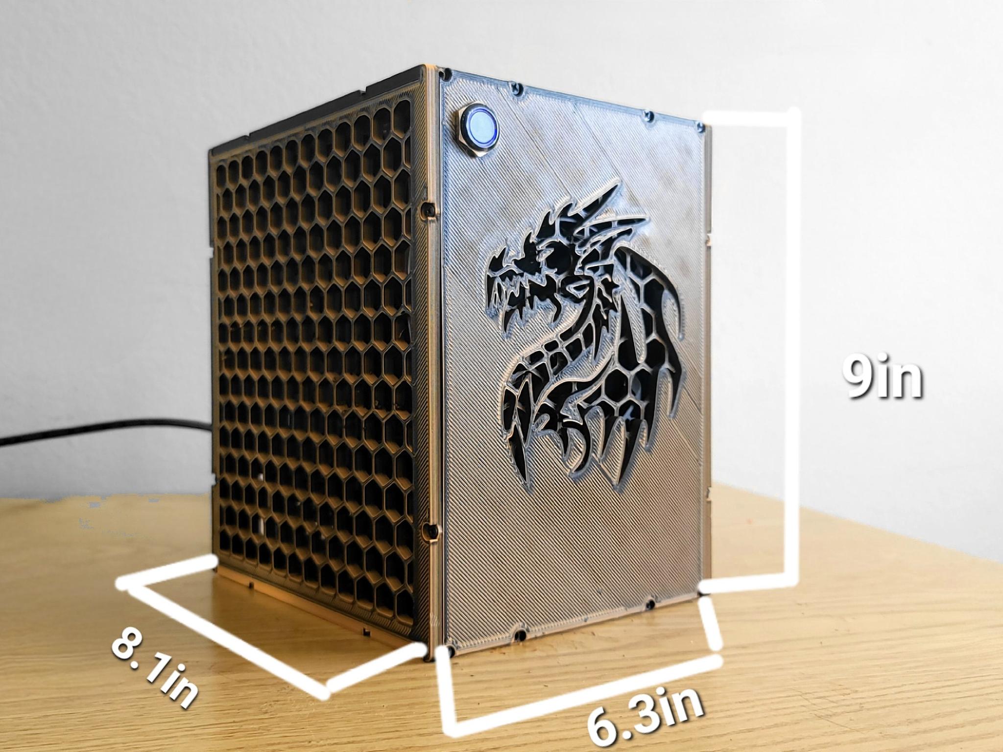Mini Mighty Budget Gaming PC: Ryzen 5 4100, RX 6400, 16GB DDR4 3200, 500GB SSD, Windows 10 Pro