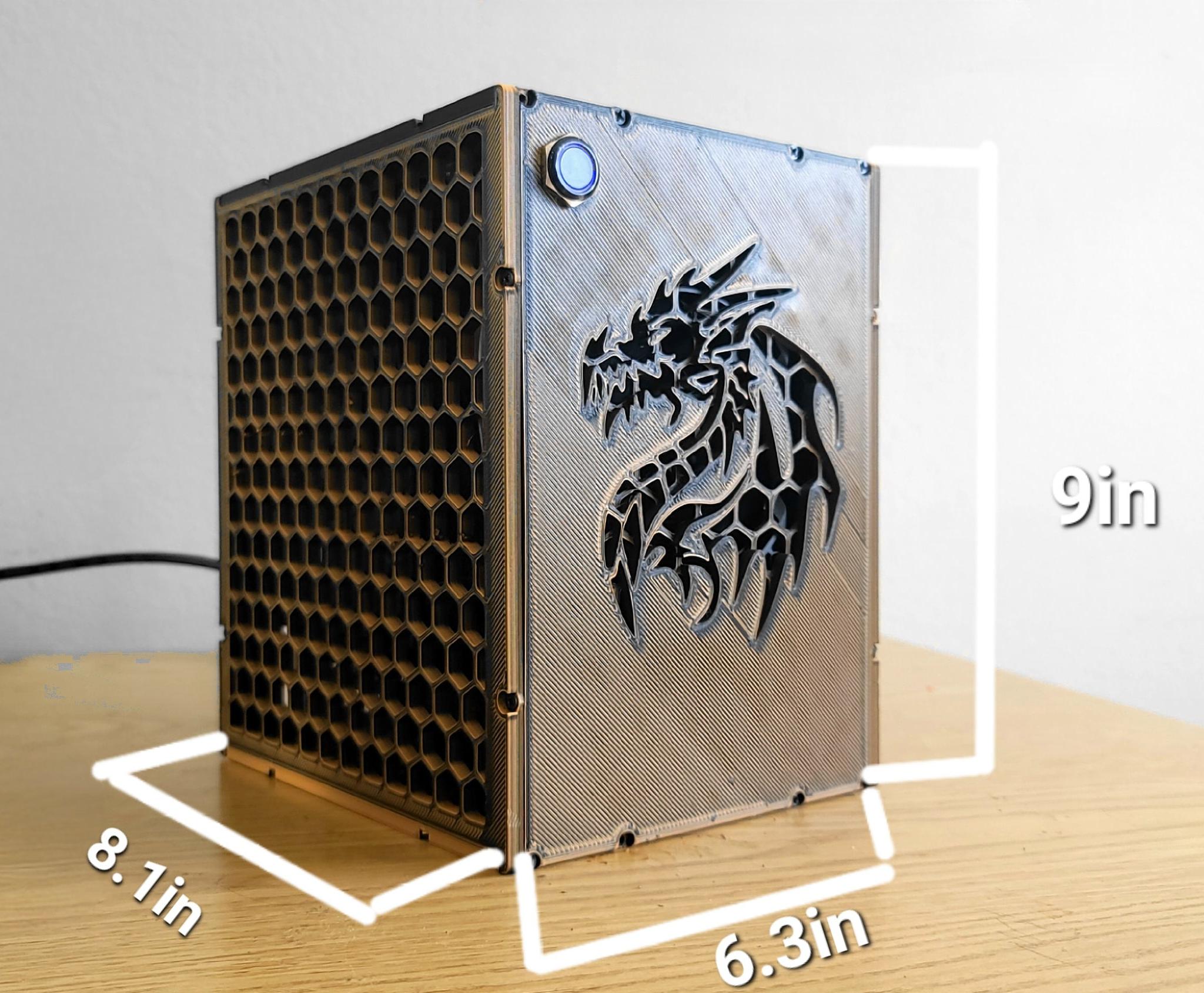 Mini Mighty Budget Gaming PC: Ryzen 5 4100, RX 6400, 16GB DDR4 3200, 500GB SSD, Windows 10 Pro