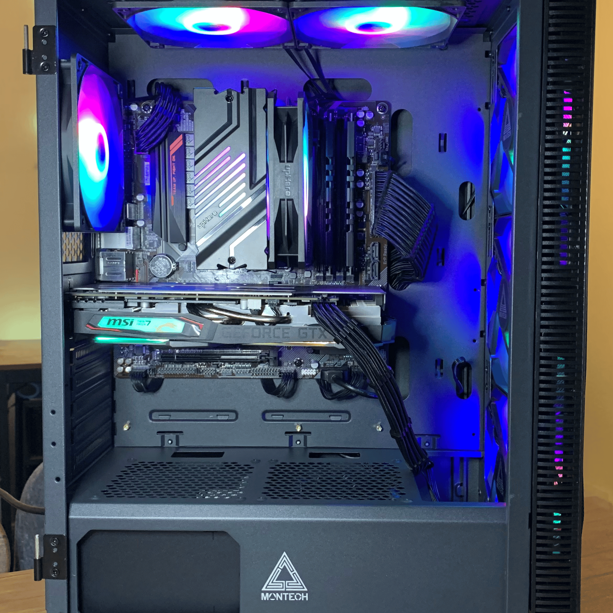 Mid Range Black Gaming PC (Ryzen 5 5600X + GTX 1660 Super)