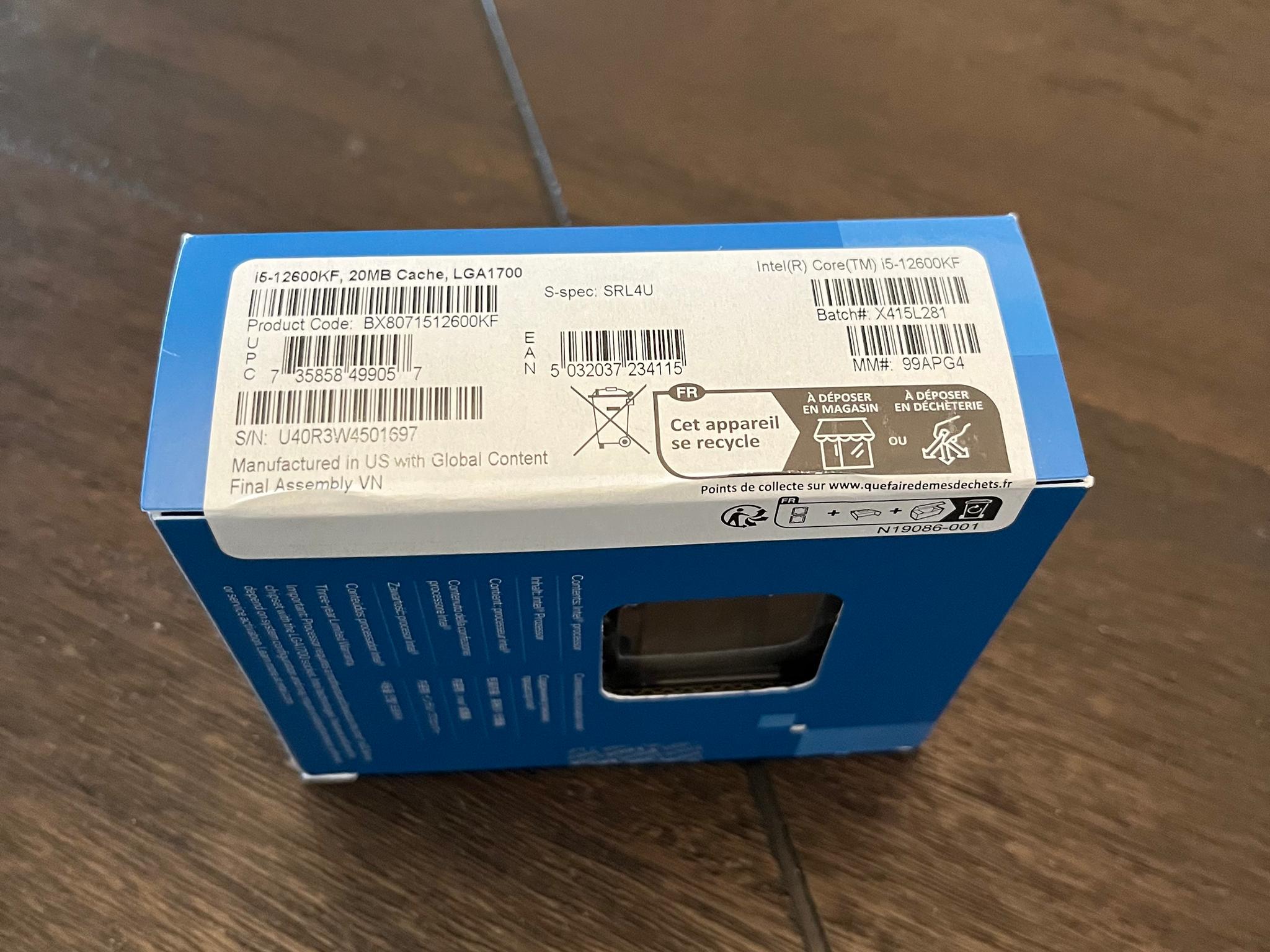 i5 12600KF/ 32GB DDR4/ B760M SEALED Combo