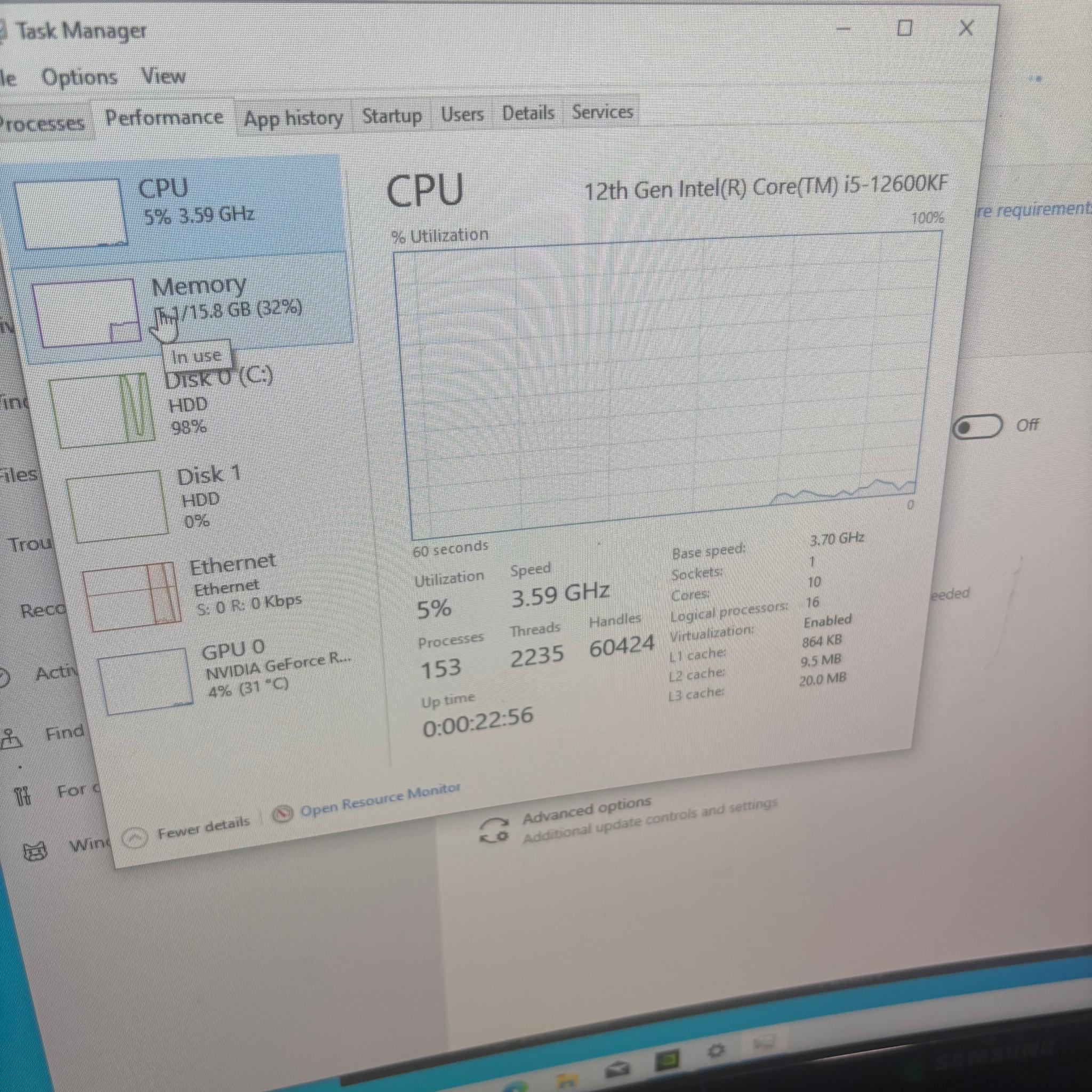RTX GAMING PC - RTX 3070TI - I5 12600KF