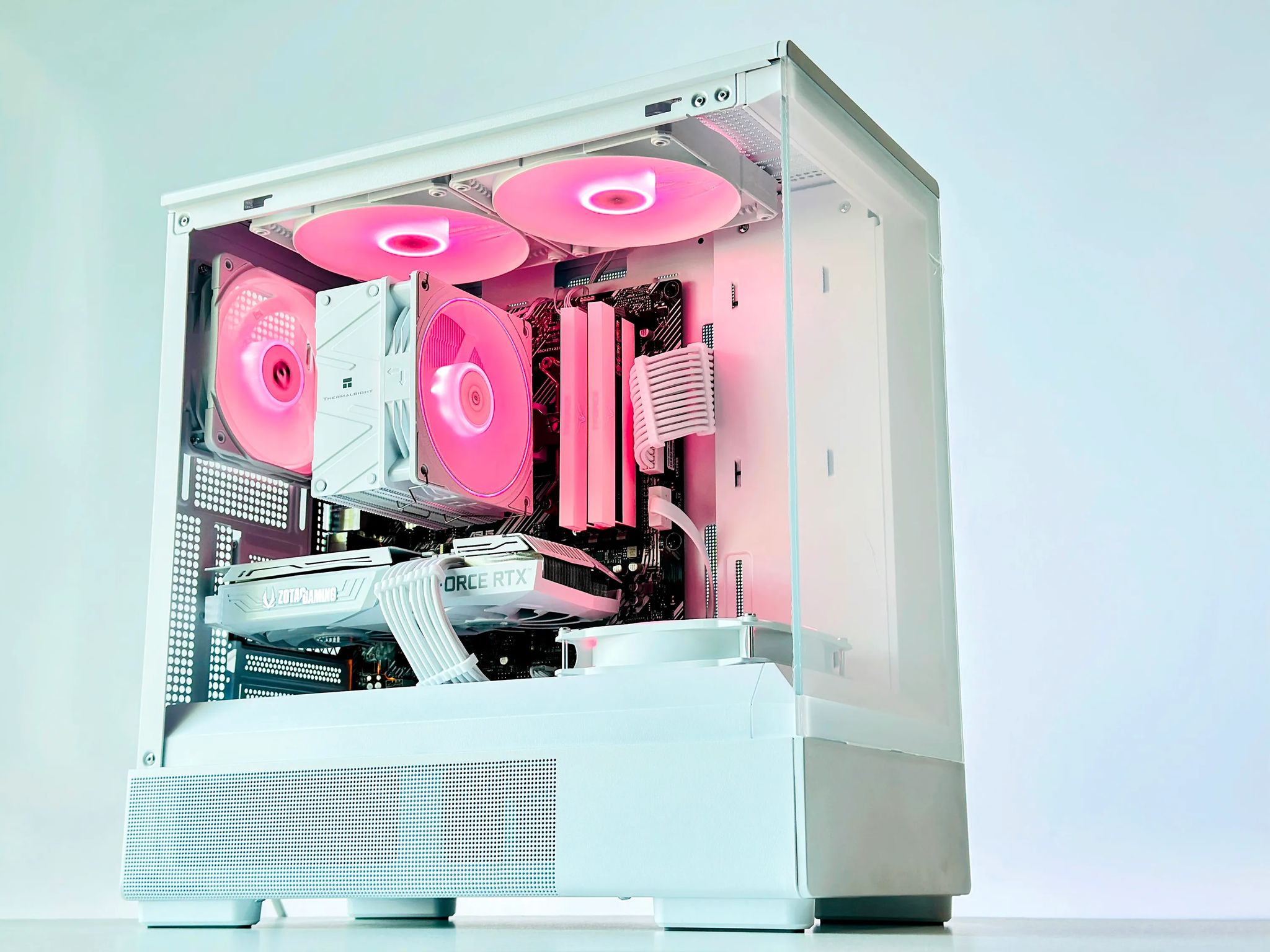 🤍🍏1080P/1440P Gaming PC❄️Nvidia RTX 3070 8GB❄️AMD Ryzen 5 5600 6 core❄️16GB DDR4❄️1TB NVME