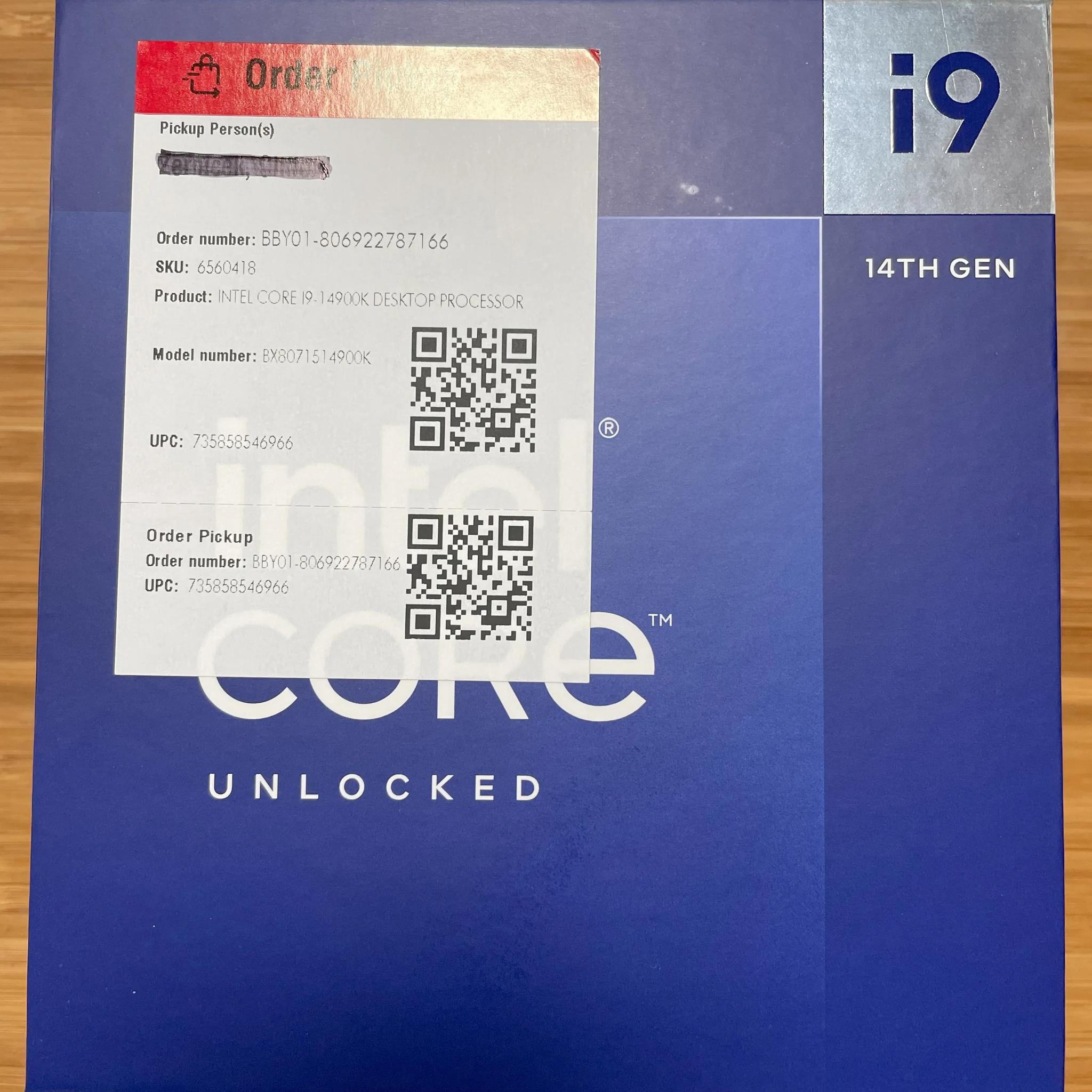 i9-14900K 24 (8 P-cores + 16 E-cores) with Integrated Graphics - Unlocked