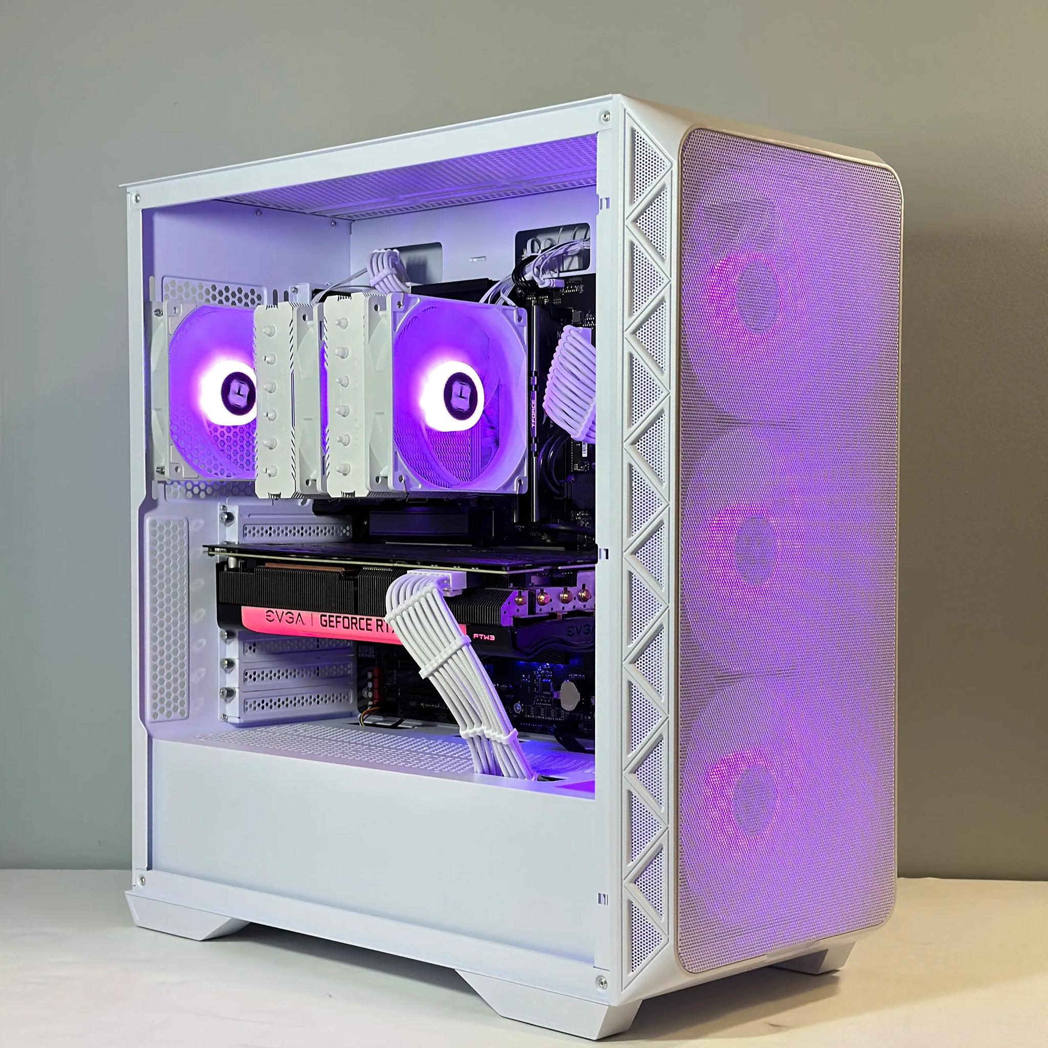 RTX 3070 | Intel i5 12600KF | 32GB RAM | 2TB SSD | Custom White Gaming PC WIFI WIN10