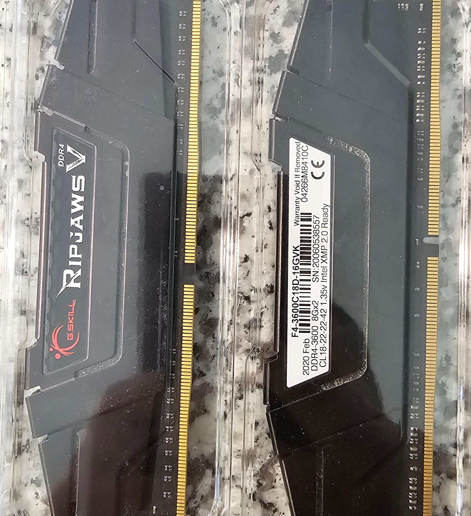 G.Skill Ripjaws (2x8) 16gb DDR4 3600mhz CL18