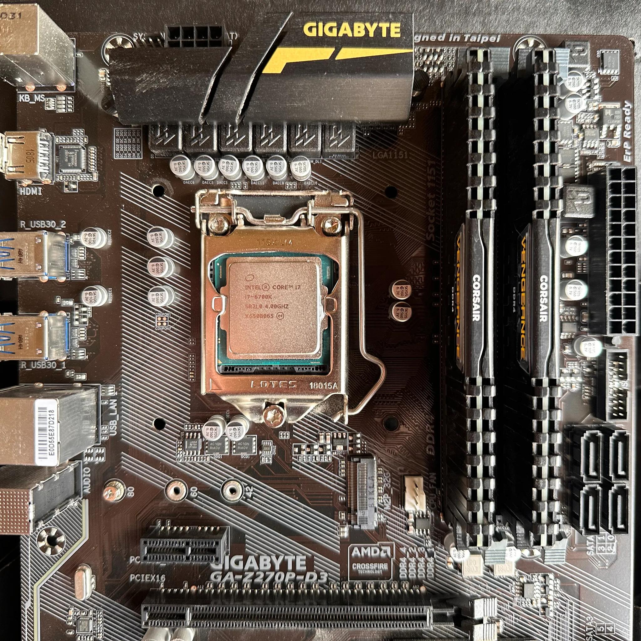 Intel Core i7-6700K Quad Core 4.00 GHz CPU