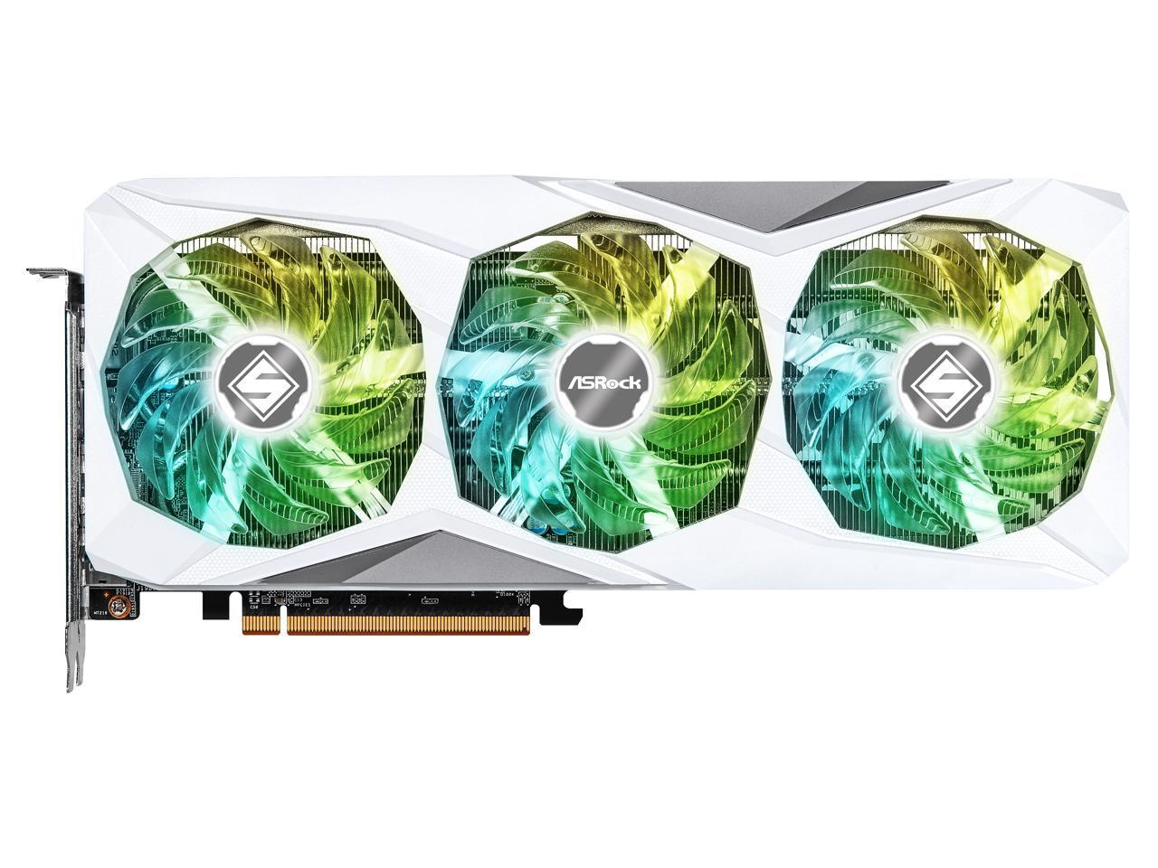 NEW! ASRock AMD Radeon RX 6650 XT GDDR6 8GB Steel Legend White Gaming Graphics Card