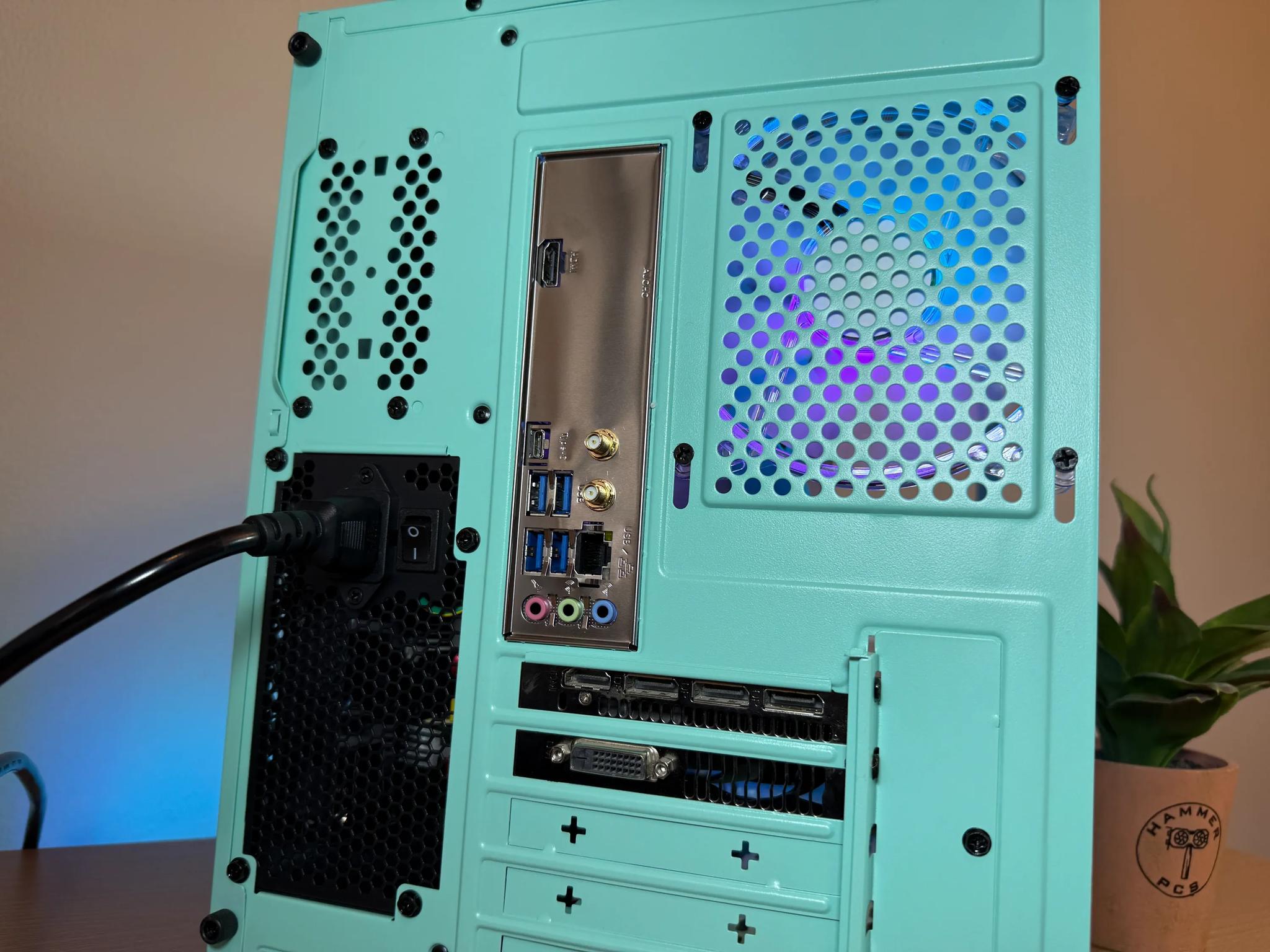 ❄️🩵MINT Themed Gaming PC❄️🩵| Windows 11, Intel i5, RX 580 | Fortnite, GTA V, Valorant, More!